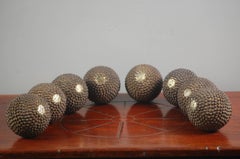 Full Set of Eight, 19th Century French Petanque or Boules