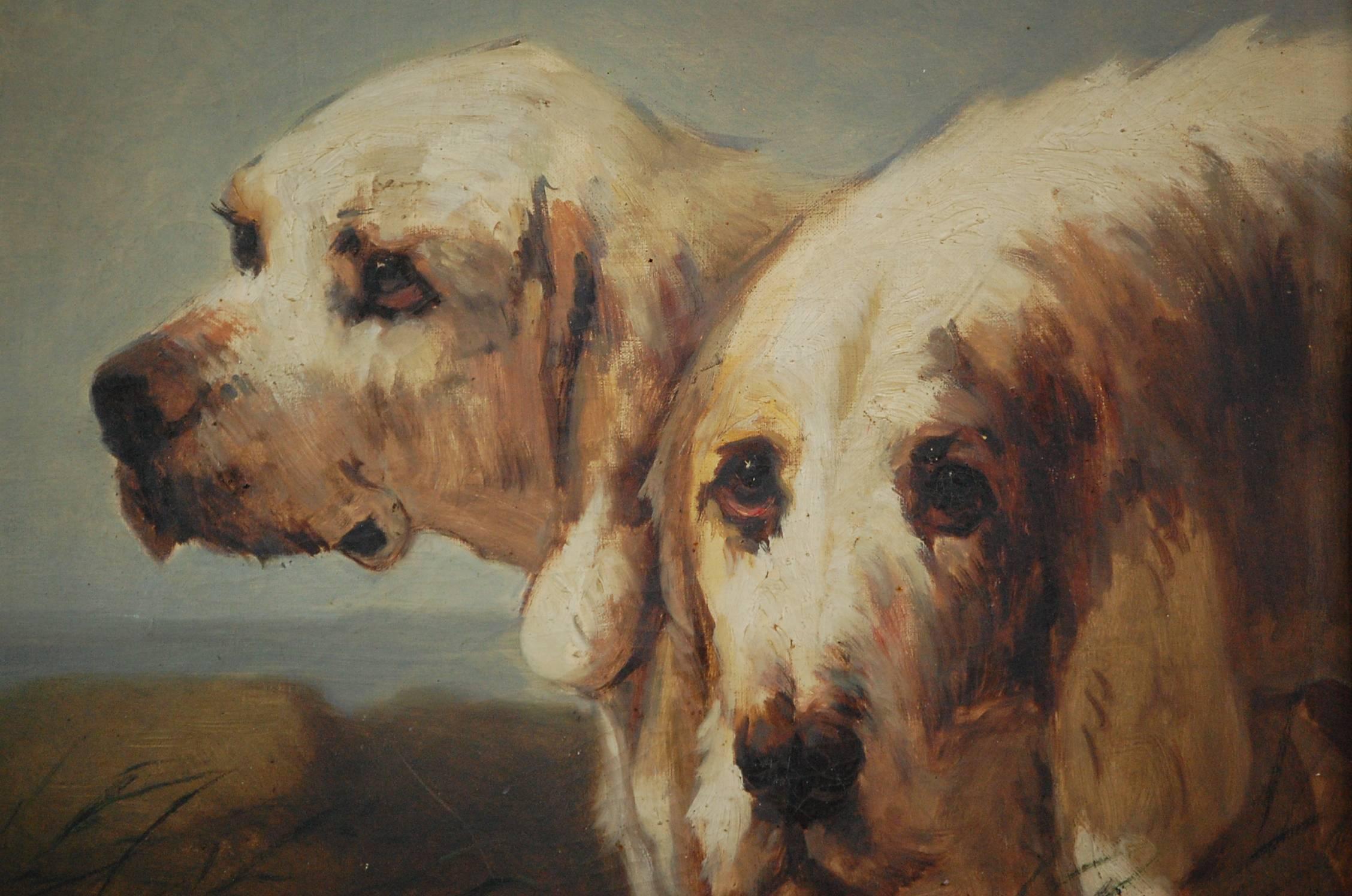 Early 20th Century Pair of Dog Portraits 3
