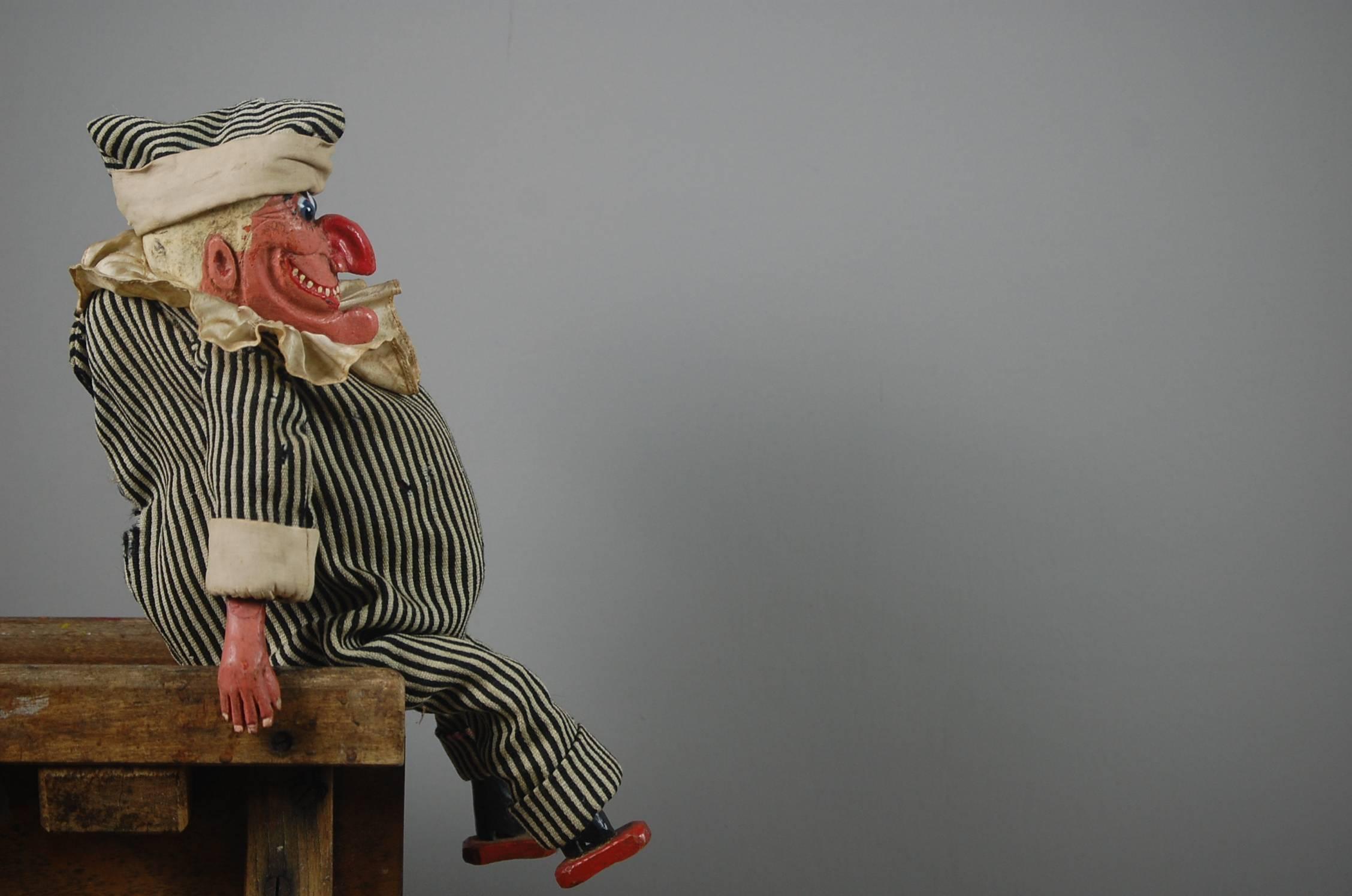Late 19th Century Wood Carved Mr Punch Puppet 3