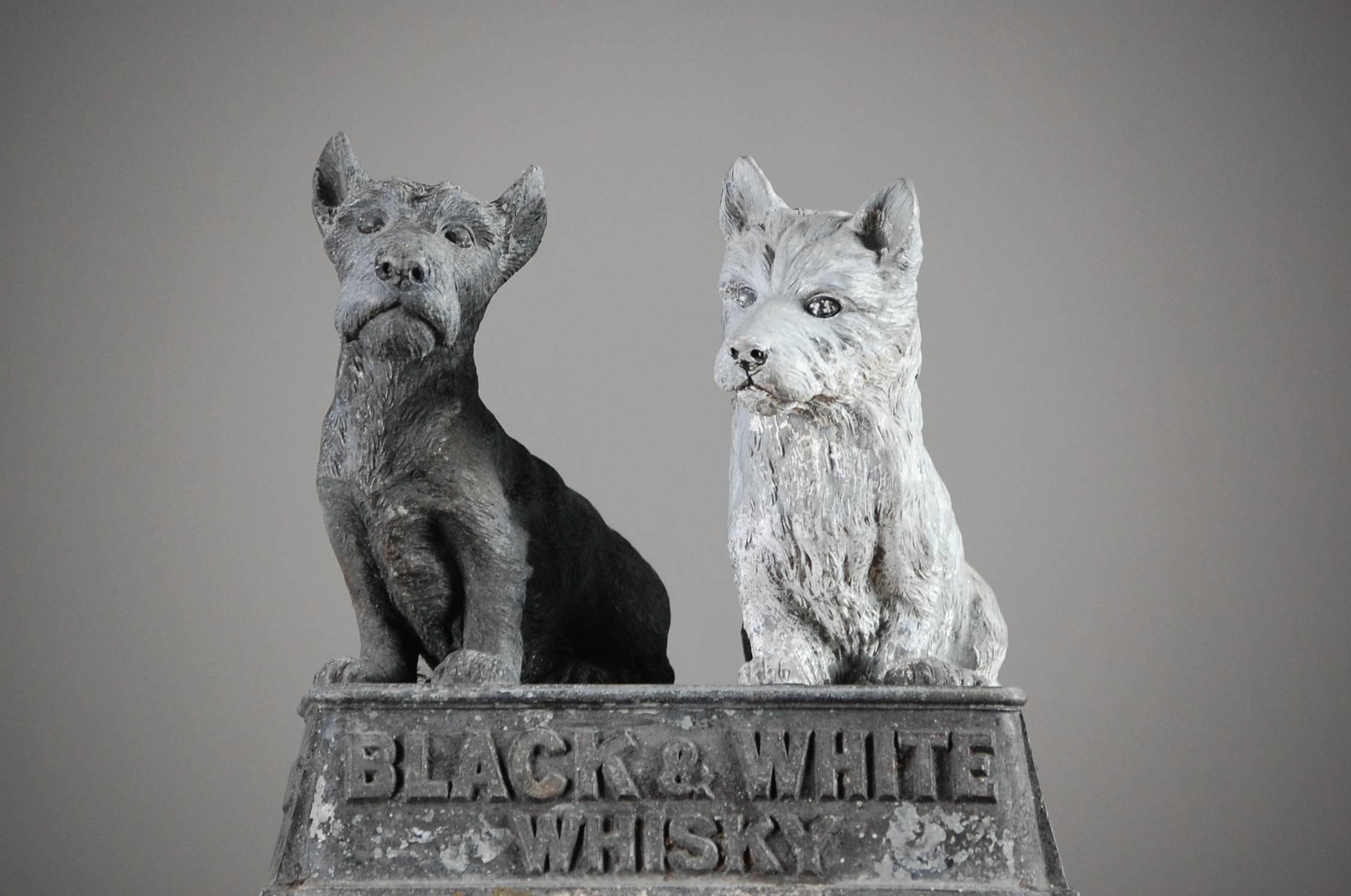Buchanans Whiskey Advertisng Black and White Scotty Dogs  In Good Condition In Pease pottage, West Sussex