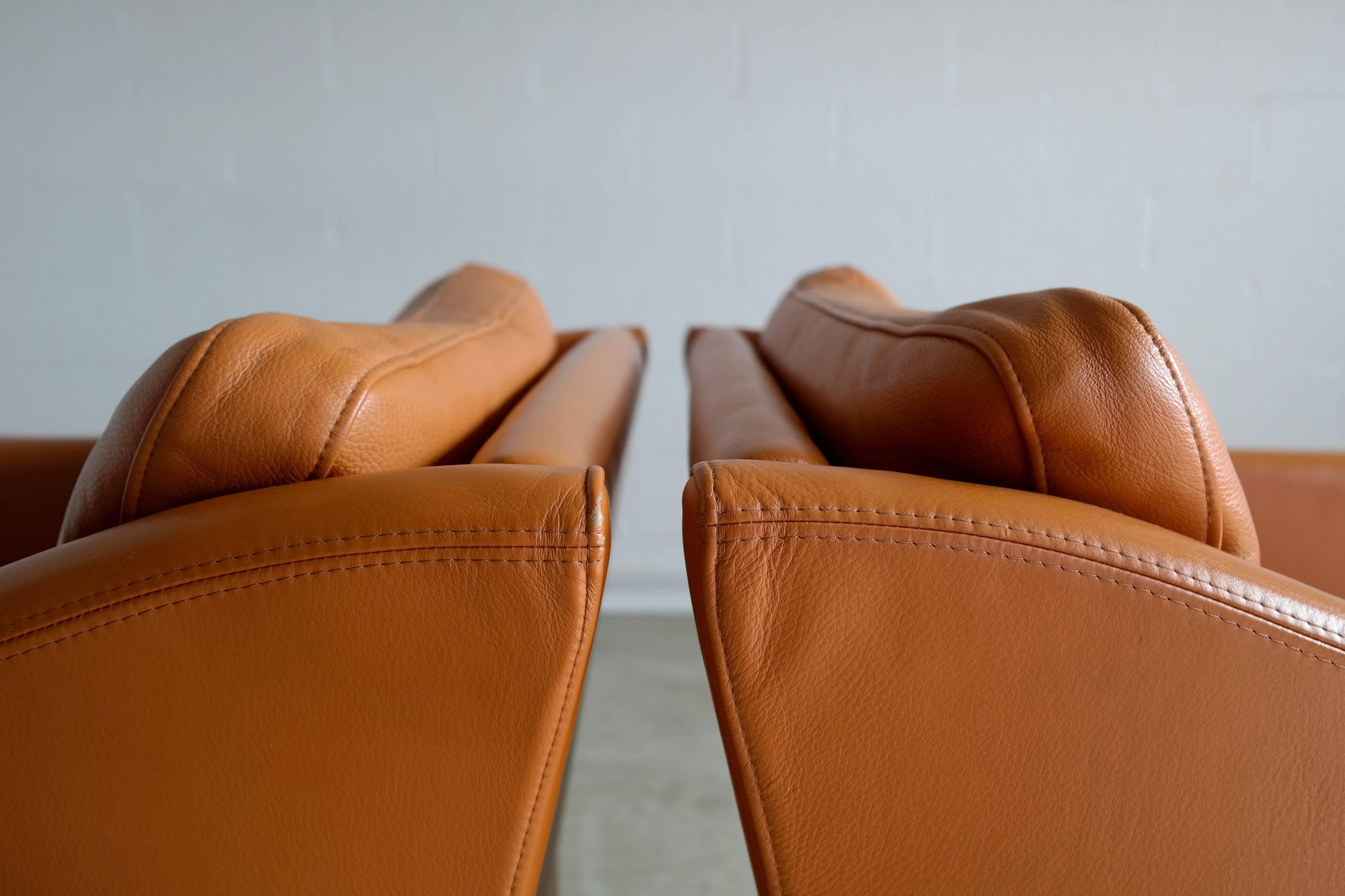Mid-Century Modern Pair of Børge Mogensen Style Lounge Chairs by Takashi Okamura for Svend Skipper