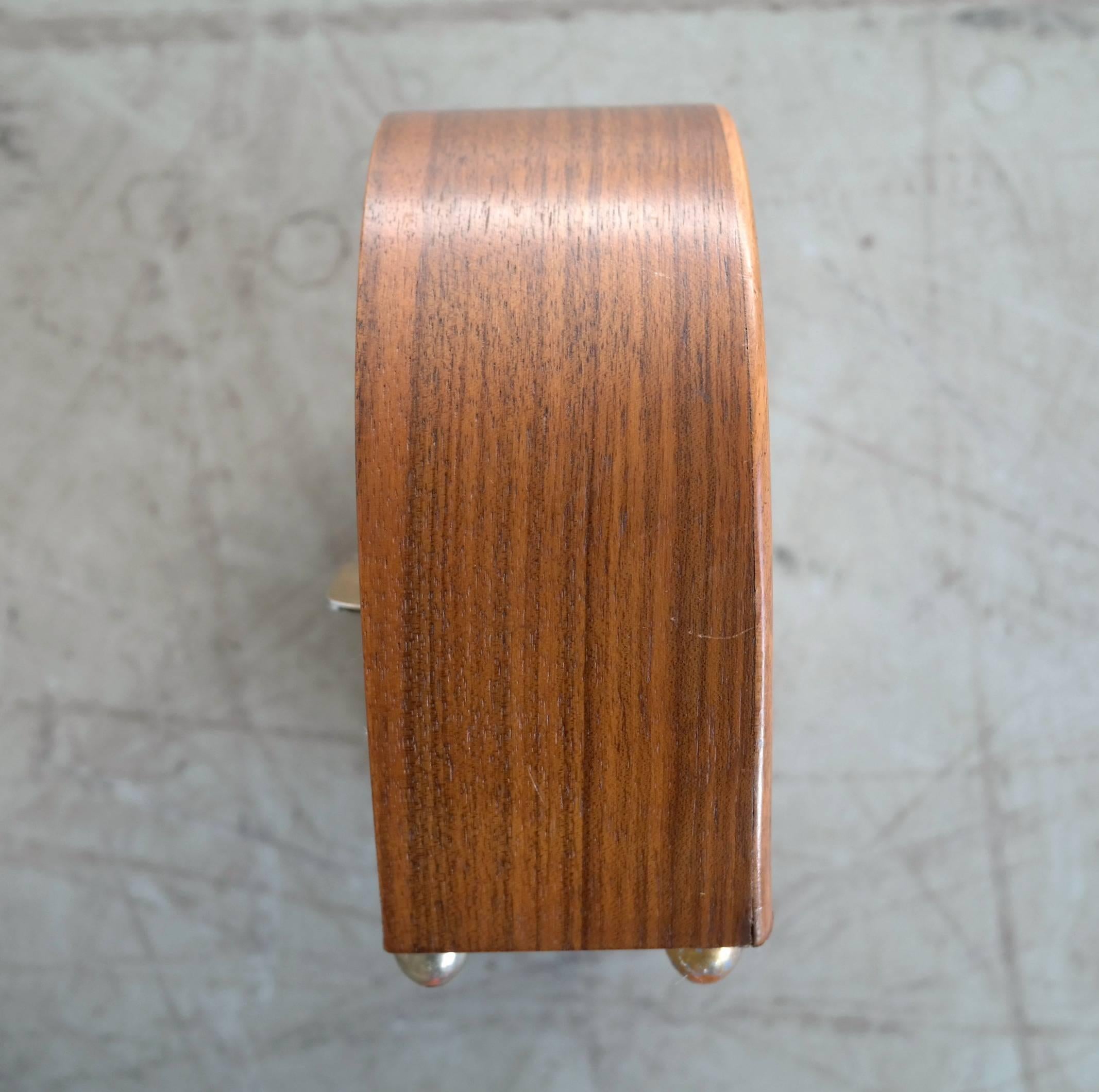 Mid-Century Modern Junghans Table Clock 