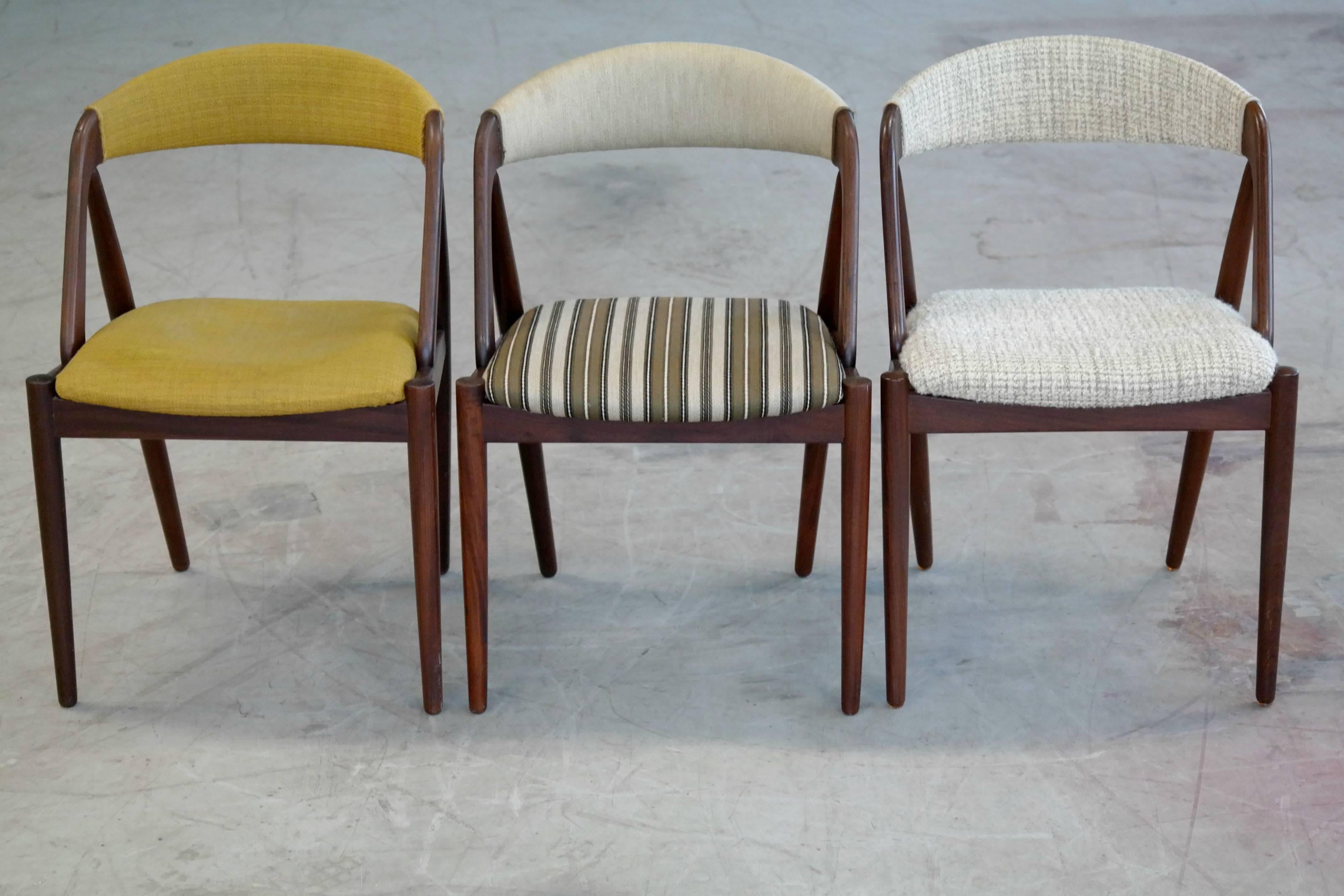 Set of Eight Dining Chairs Model 31 in Rosewood by Kai Kristiansen 2