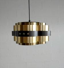 Copper Pendant by Verner Schou for Coronell Elektro, Denmark