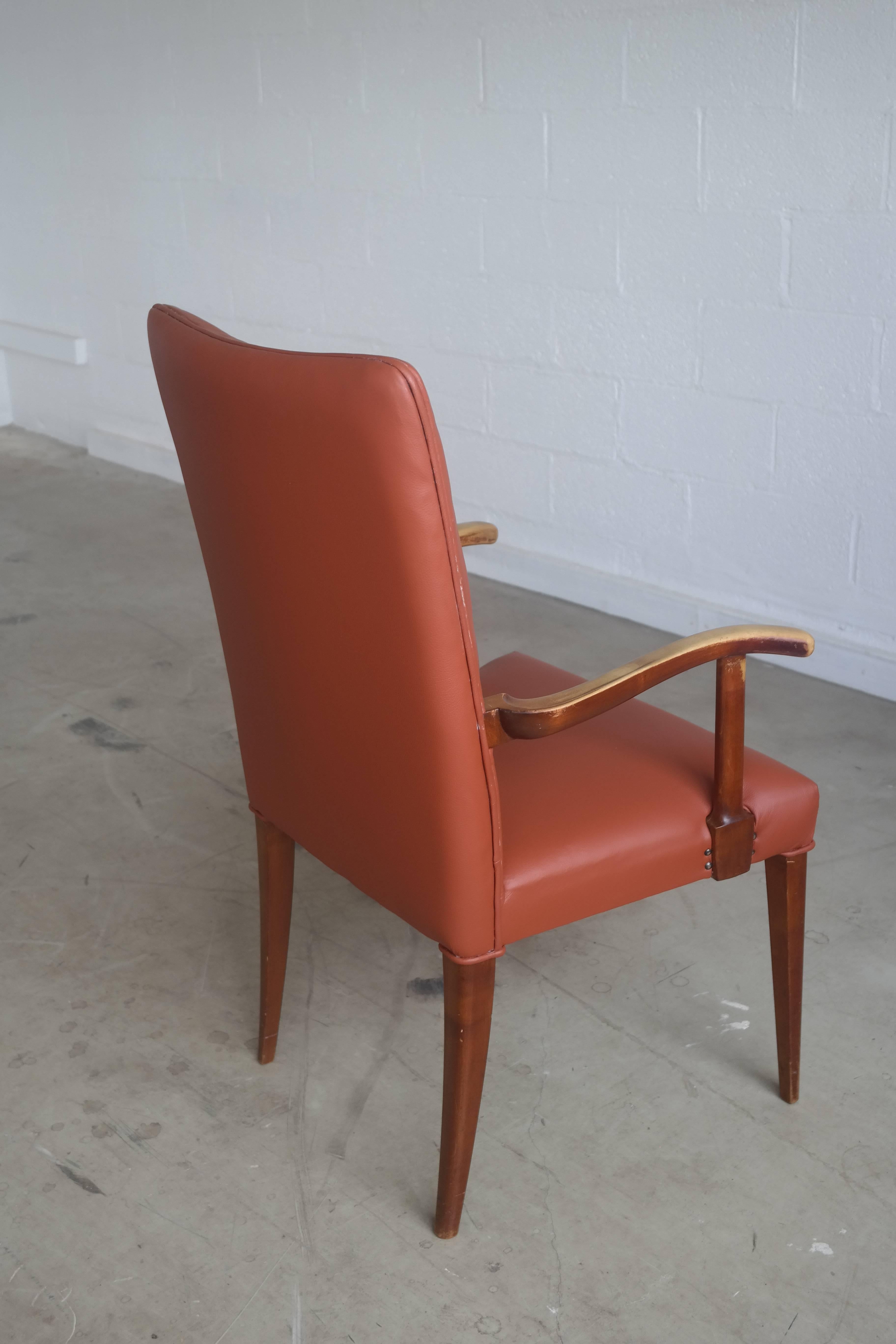 Frits Henningsen Owned by Erik Ninn-Hansen Historical Danish Armchair  1