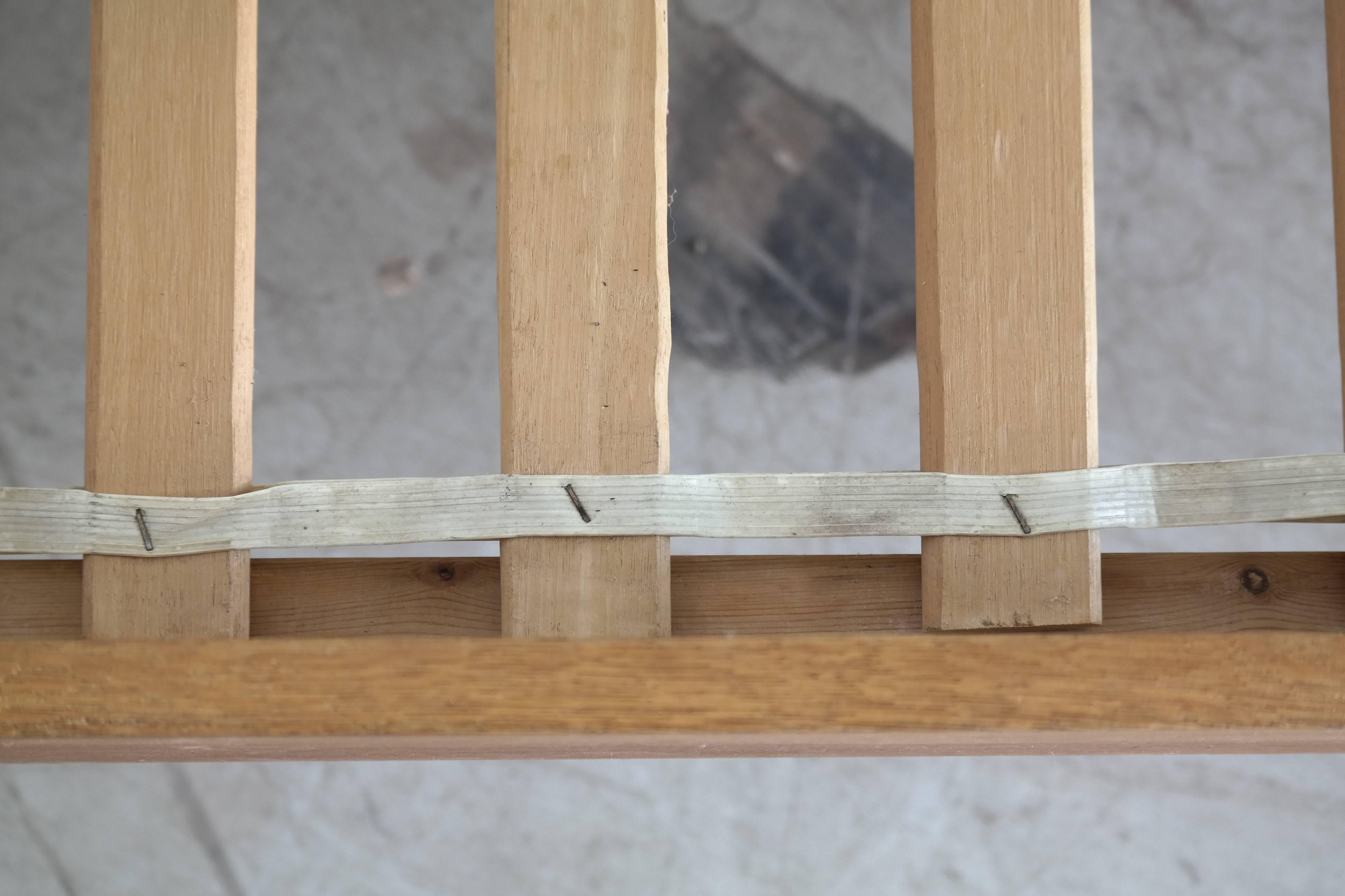 solid oak guest bed