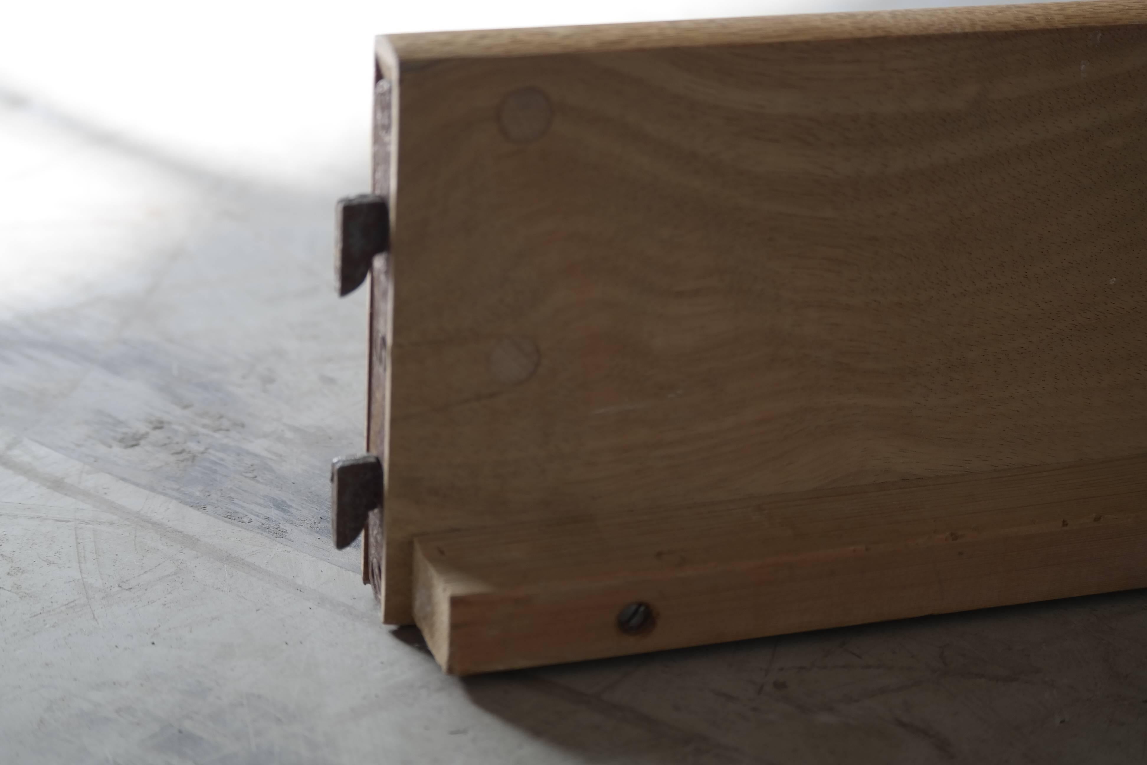 oak single bed with guest bed
