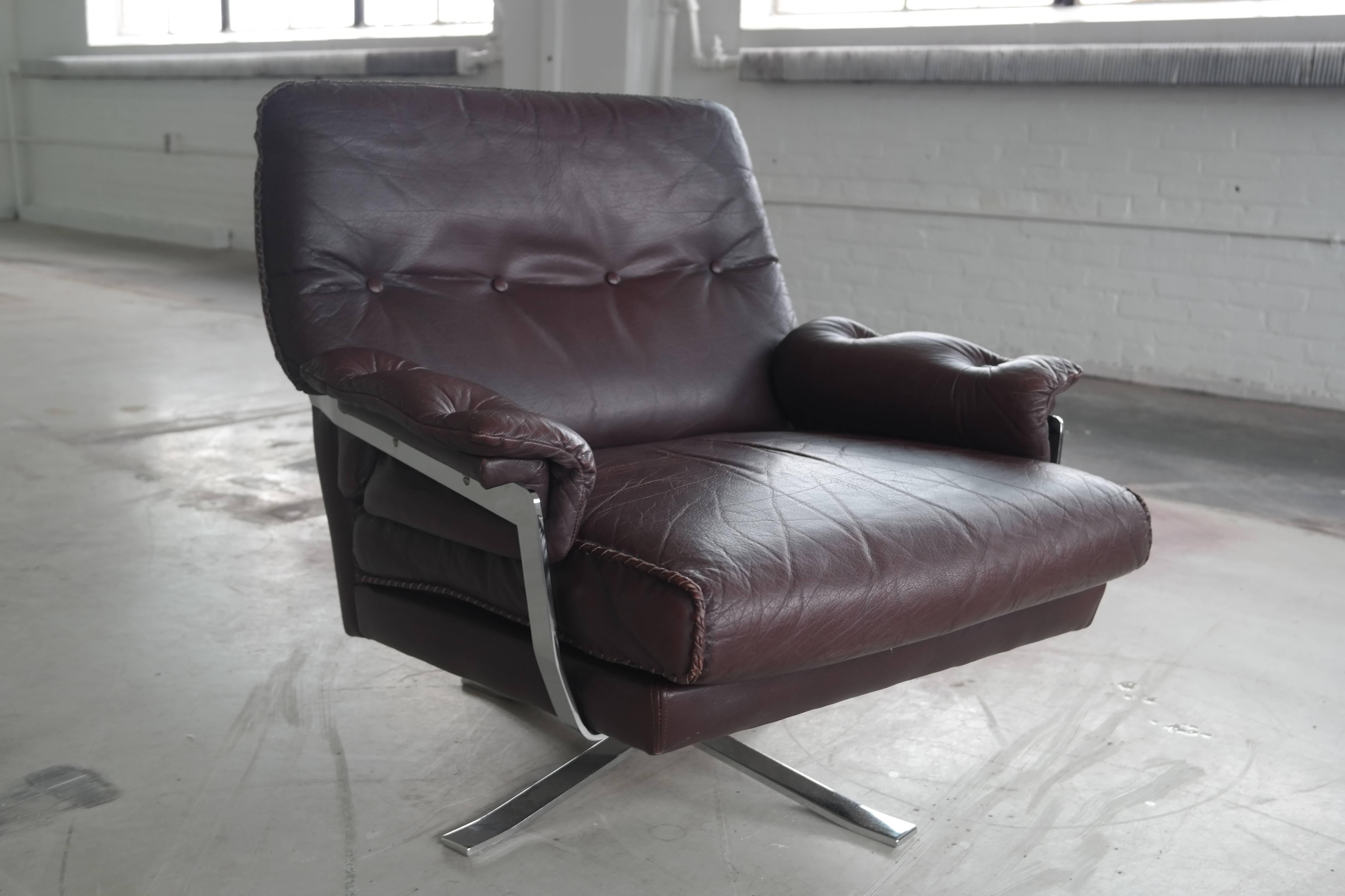 Mid-Century Modern Arne Norell for Vatne Møbler Lounge Chair