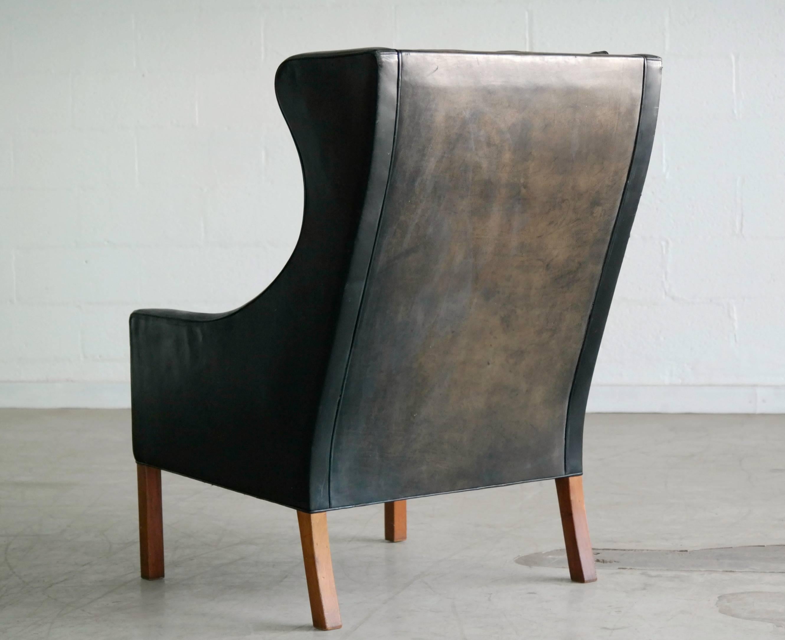 Børge Mogensen Wingback Chair Model 2204 for Fredericia 1