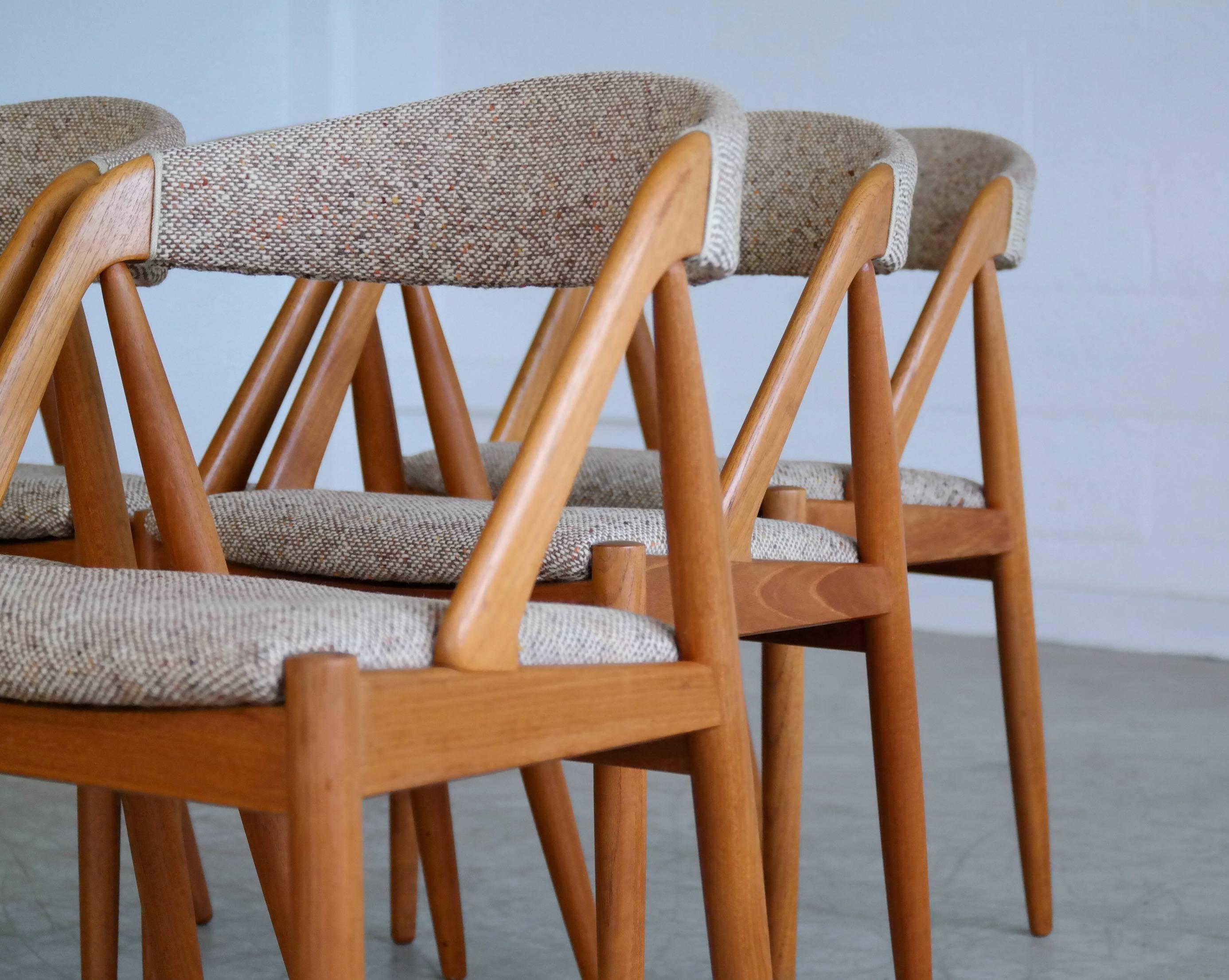 Kai Kristiansen Model 31 for Schou Andersen Set of Six Dining Chairs  in Teak 2