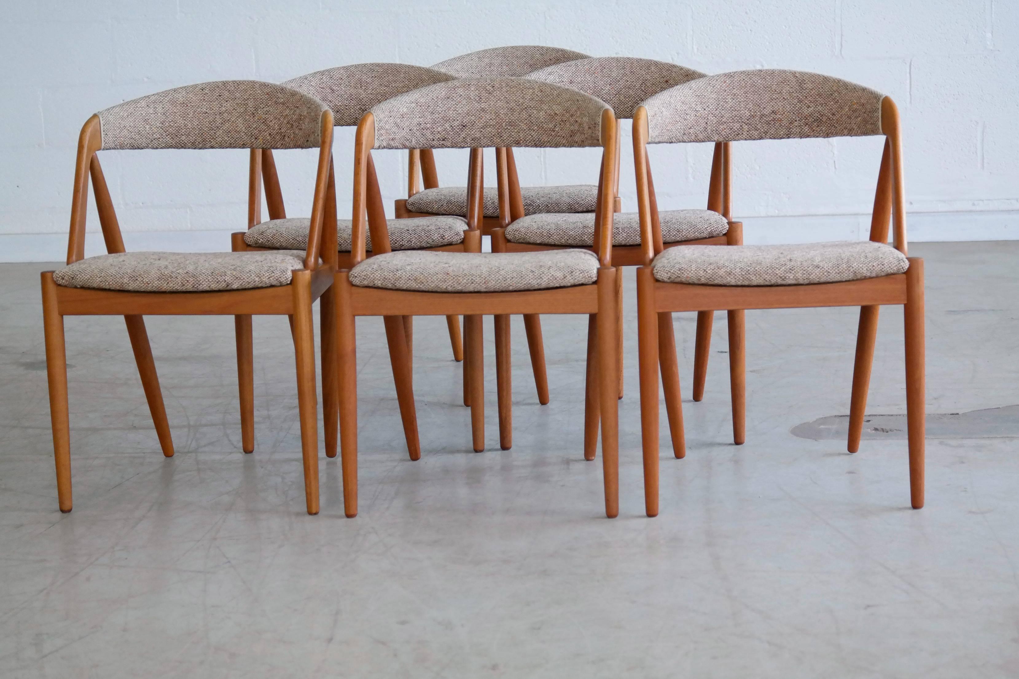 Kai Kristiansen Model 31 for Schou Andersen Set of Six Dining Chairs  in Teak 3
