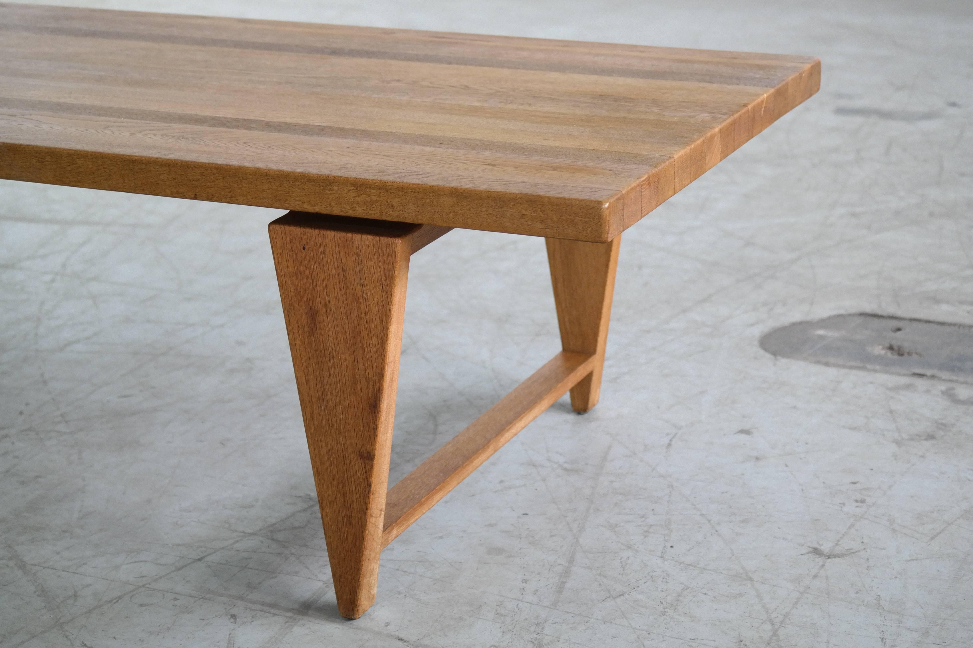 Mid-Century Modern Danish Mid-Century Illum Wikkelsø Coffee Table in Solid Oak