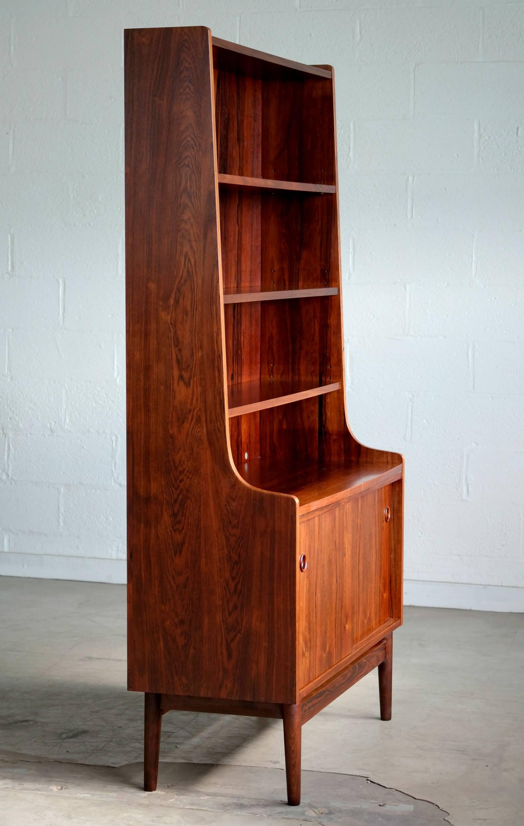 Danish Rosewood Bookcase by Johannes Sorth for Bornholm's Mobler 3
