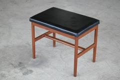 Danish Mid-Century Teak Luggage Rack and Bench