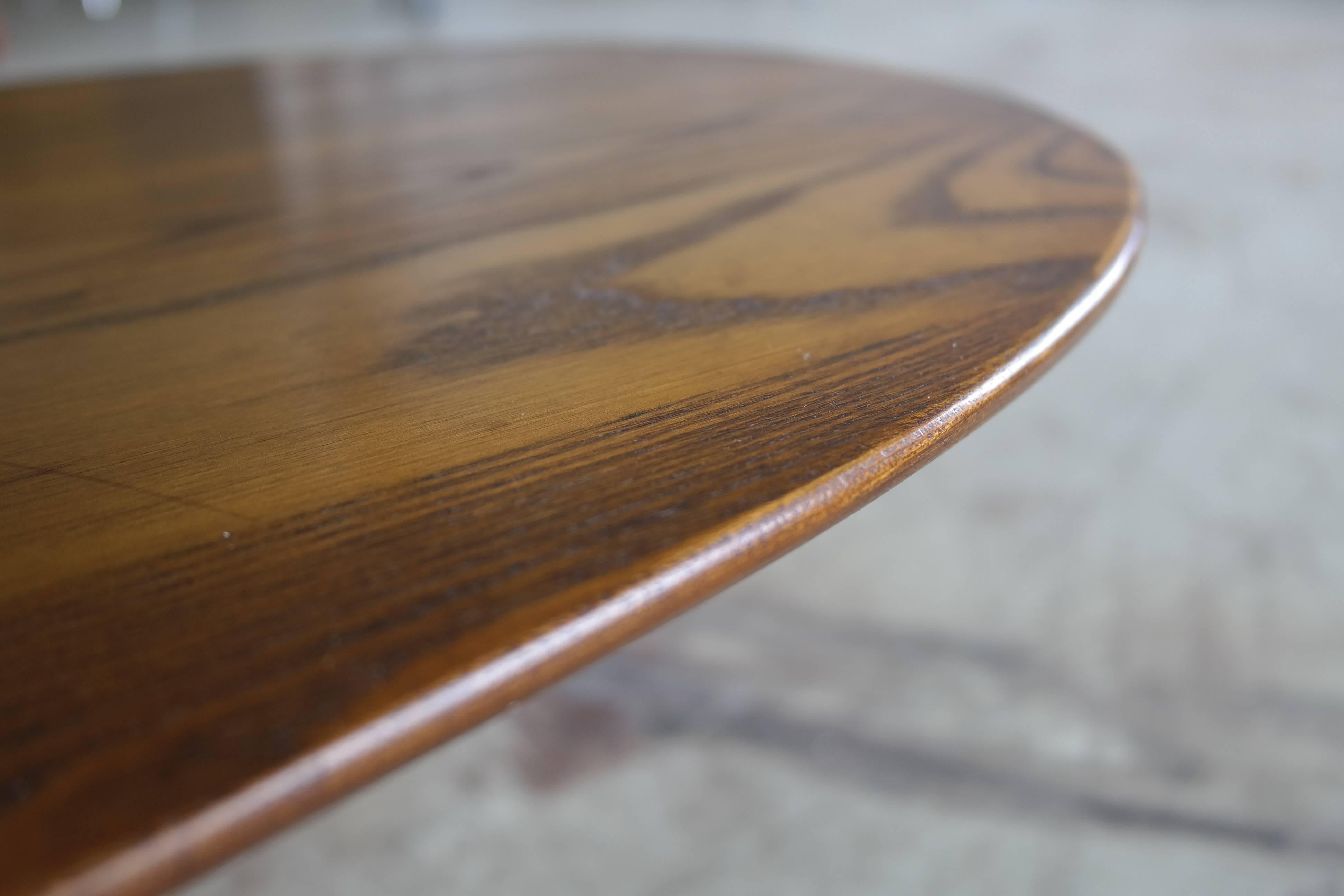 Mid-Century Surfboard Coffee Table in Solid Ash 1