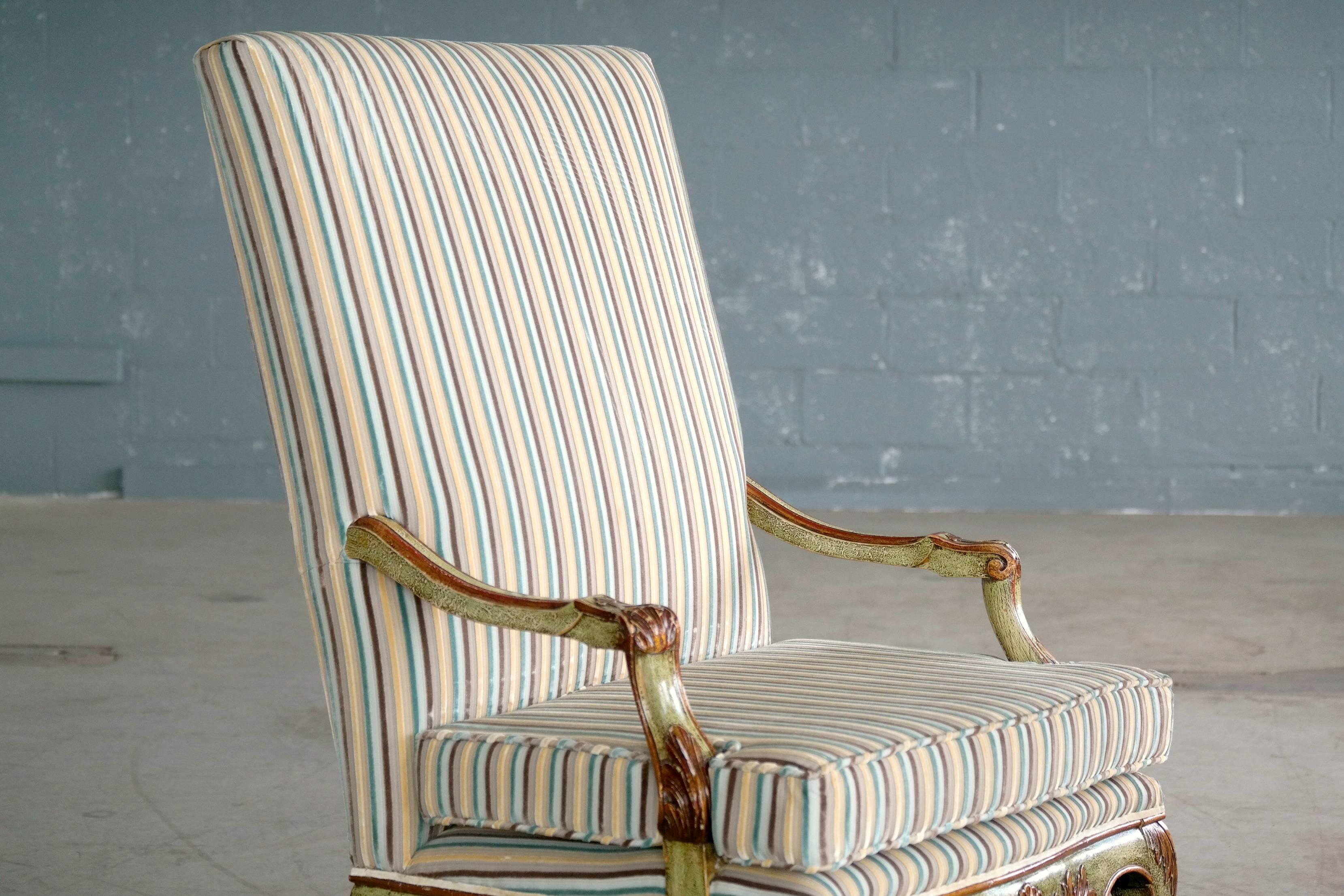 Danish Regency Style Armchairs from Early 1900s 3