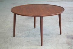 Peter Hvidt Round Teak Coffee Table