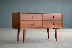 Kai Kristiansen Small Console or Chest of Drawers in Teak Danish, Midcentury