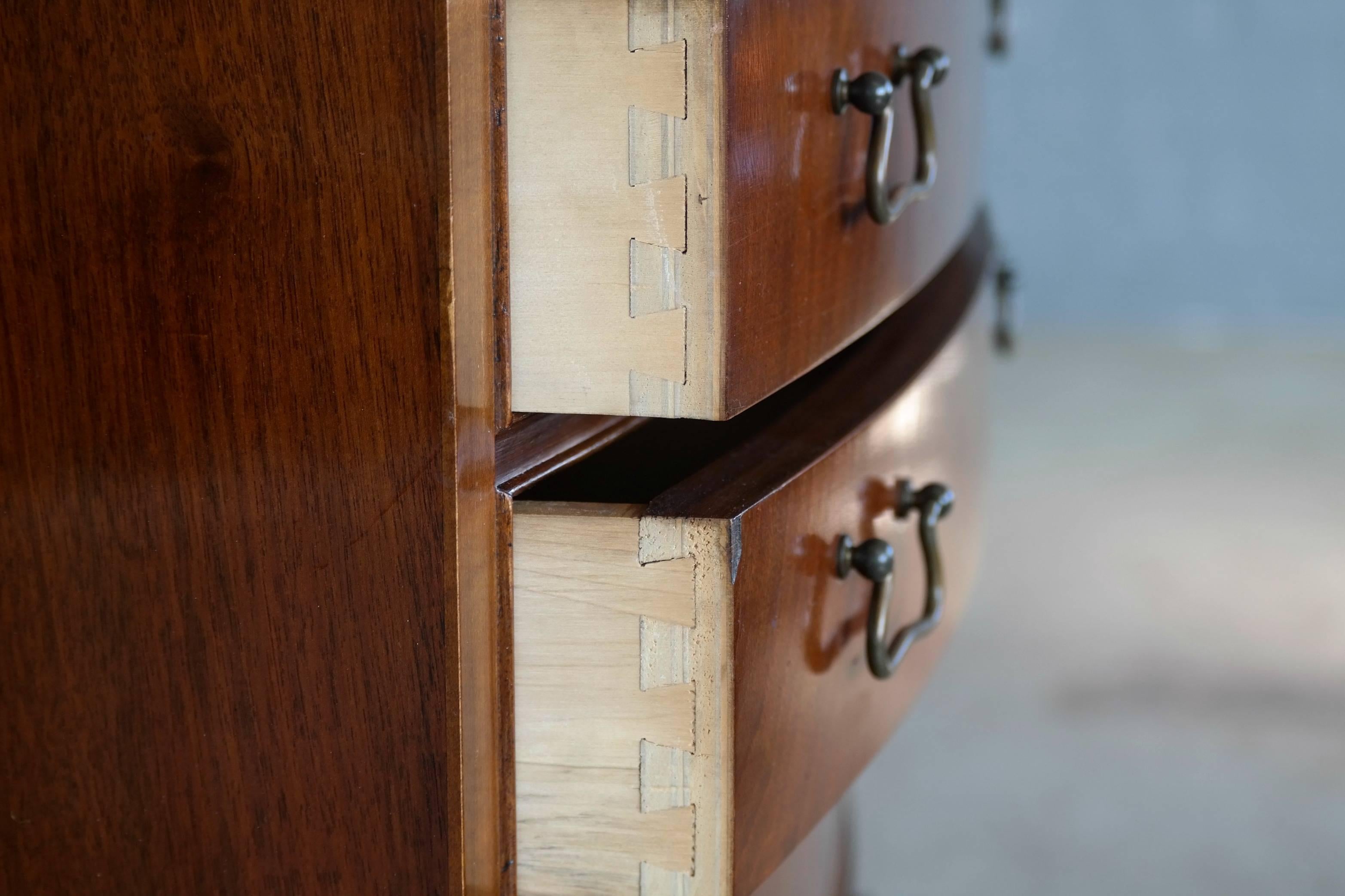 Mid-20th Century Georg Kofoed Dresser or Chest of Drawers in Mahogany Danish Midcentury