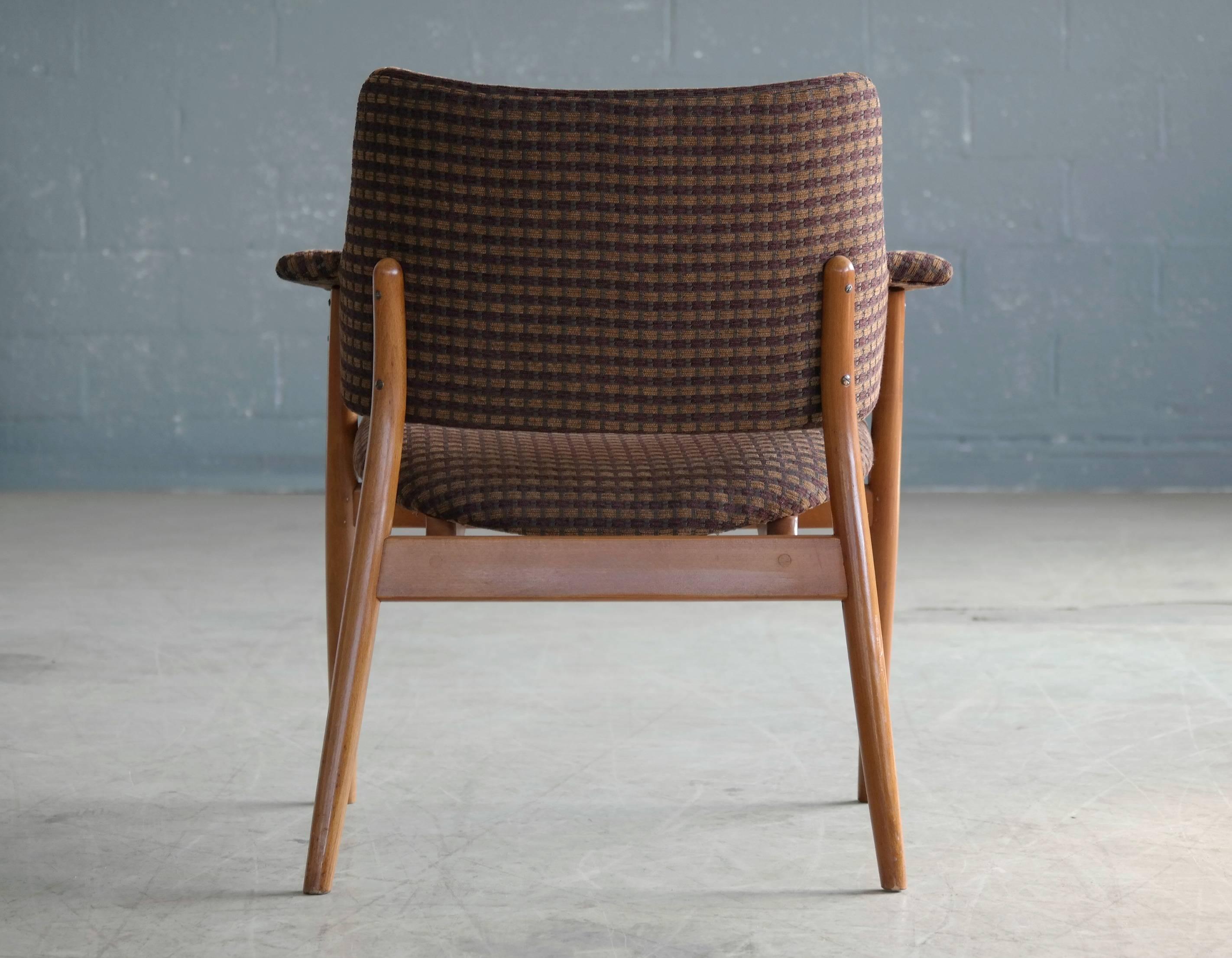 Hans Olsen Style Lounge or Accent Chair Danish, Midcentury 1