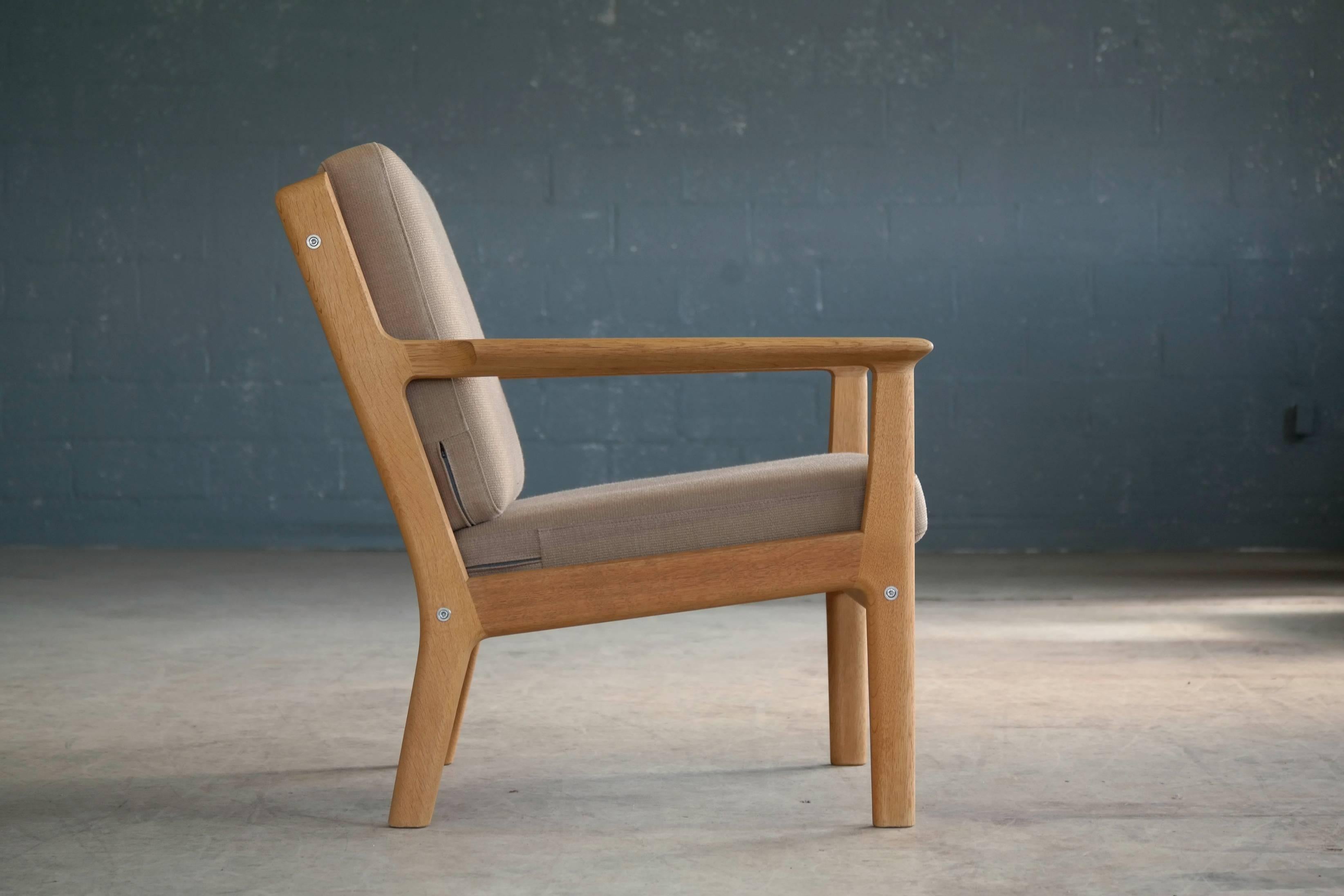 Mid-Century Modern Hans Wegner Easy Chair Model Ge-265 for GETAMA, Denmark