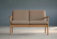 Hans Wegner Loveseat or Settee Model GE-265 for GETAMA, Denmark