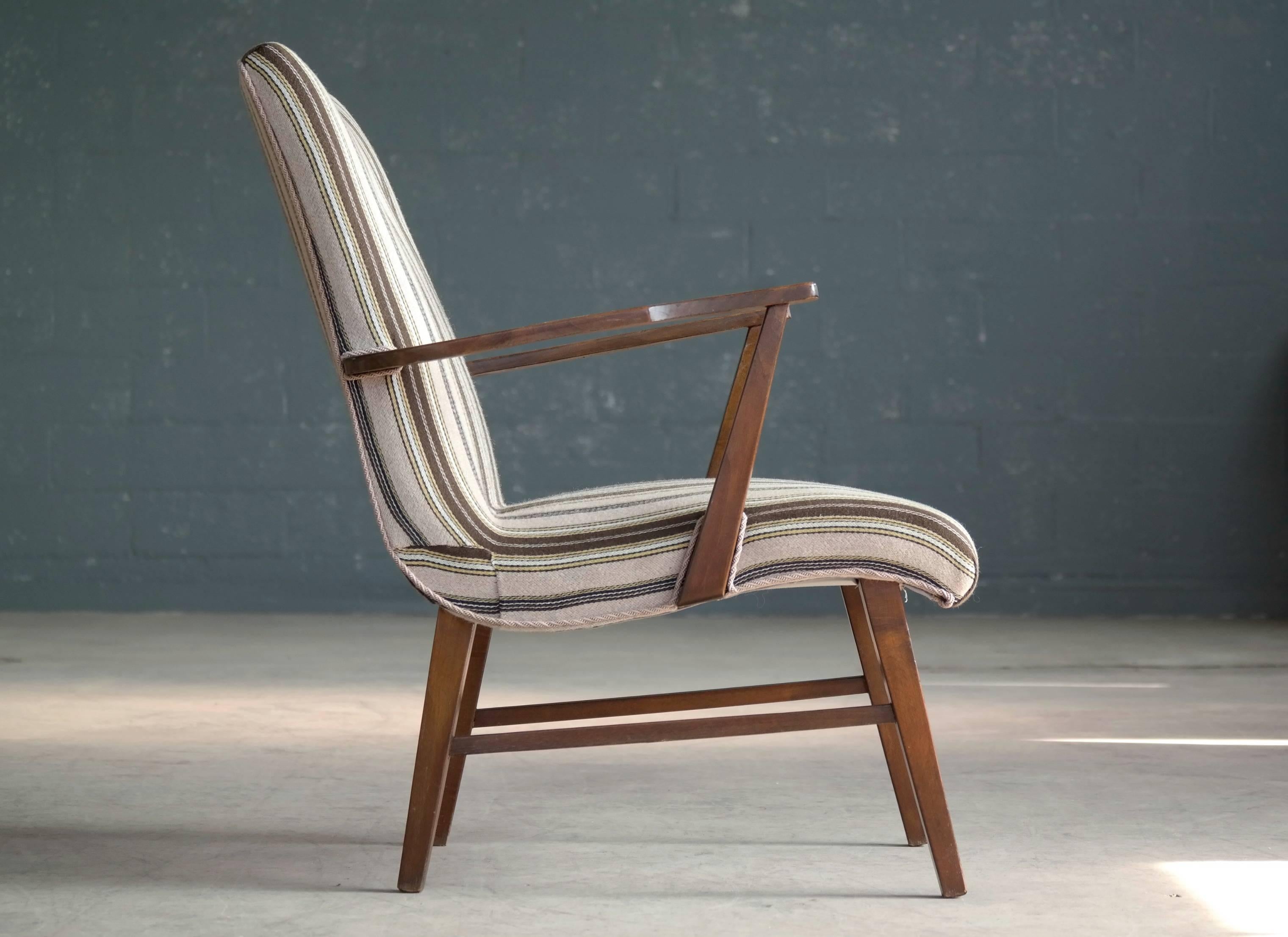 Kurt Olsen Style Danish 1950s Lounge or Cocktail Chair 2