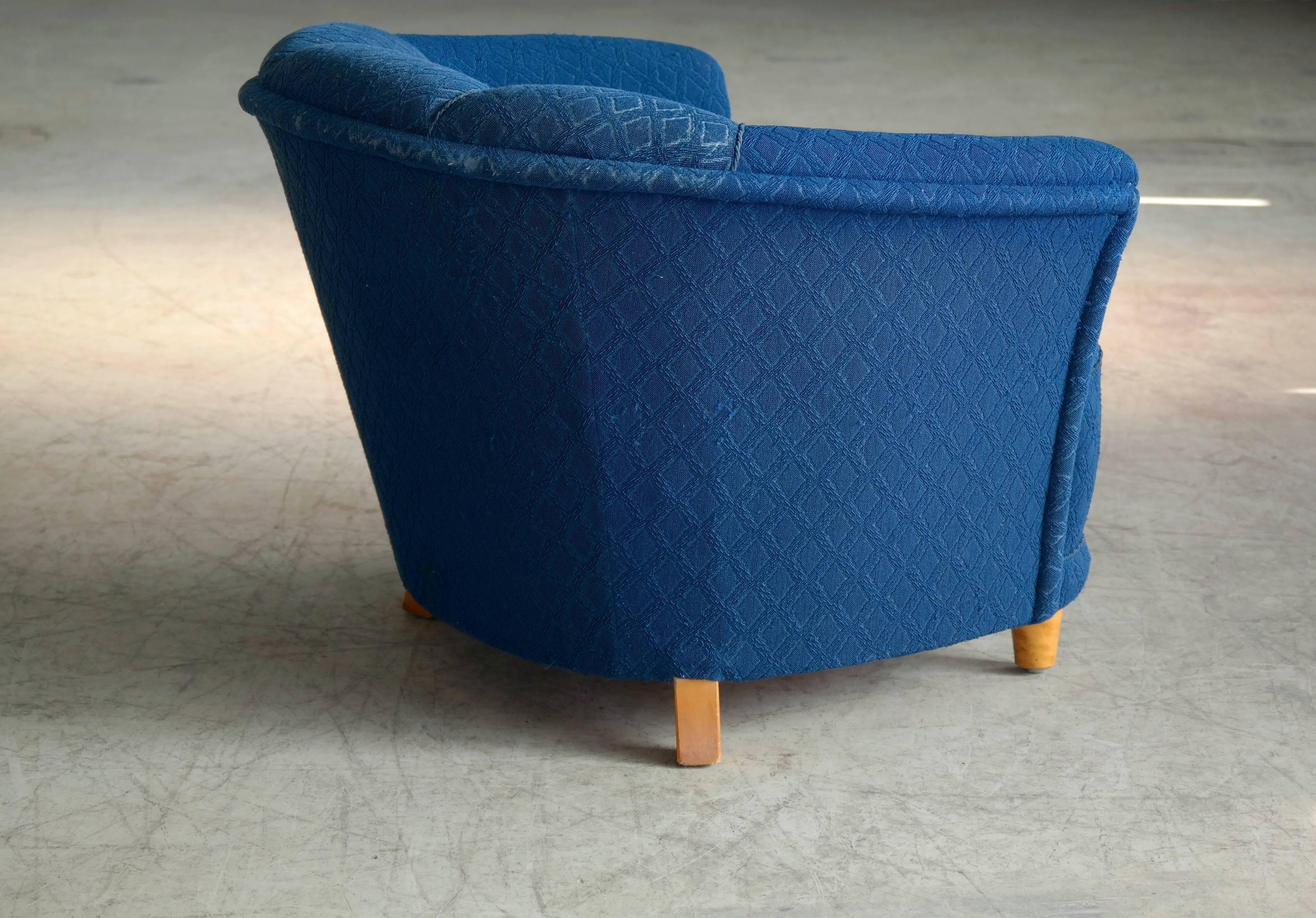 Otto Schulz 1940s Lounge Chair for Boet, Scandinavian Midcentury 2