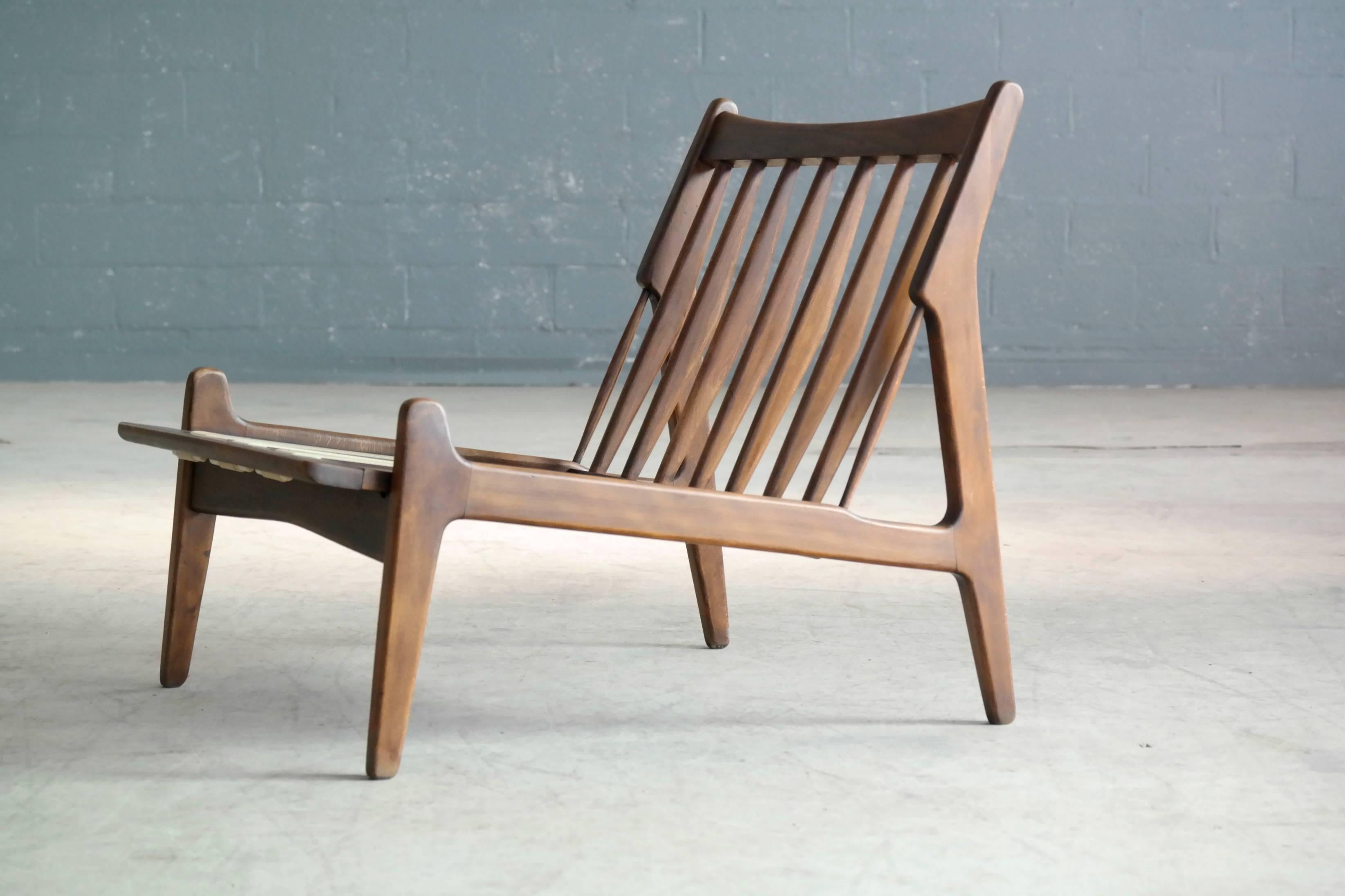 Ib Kofod-Larsen Lounge or Slipper Chair Danish Midcentury 1