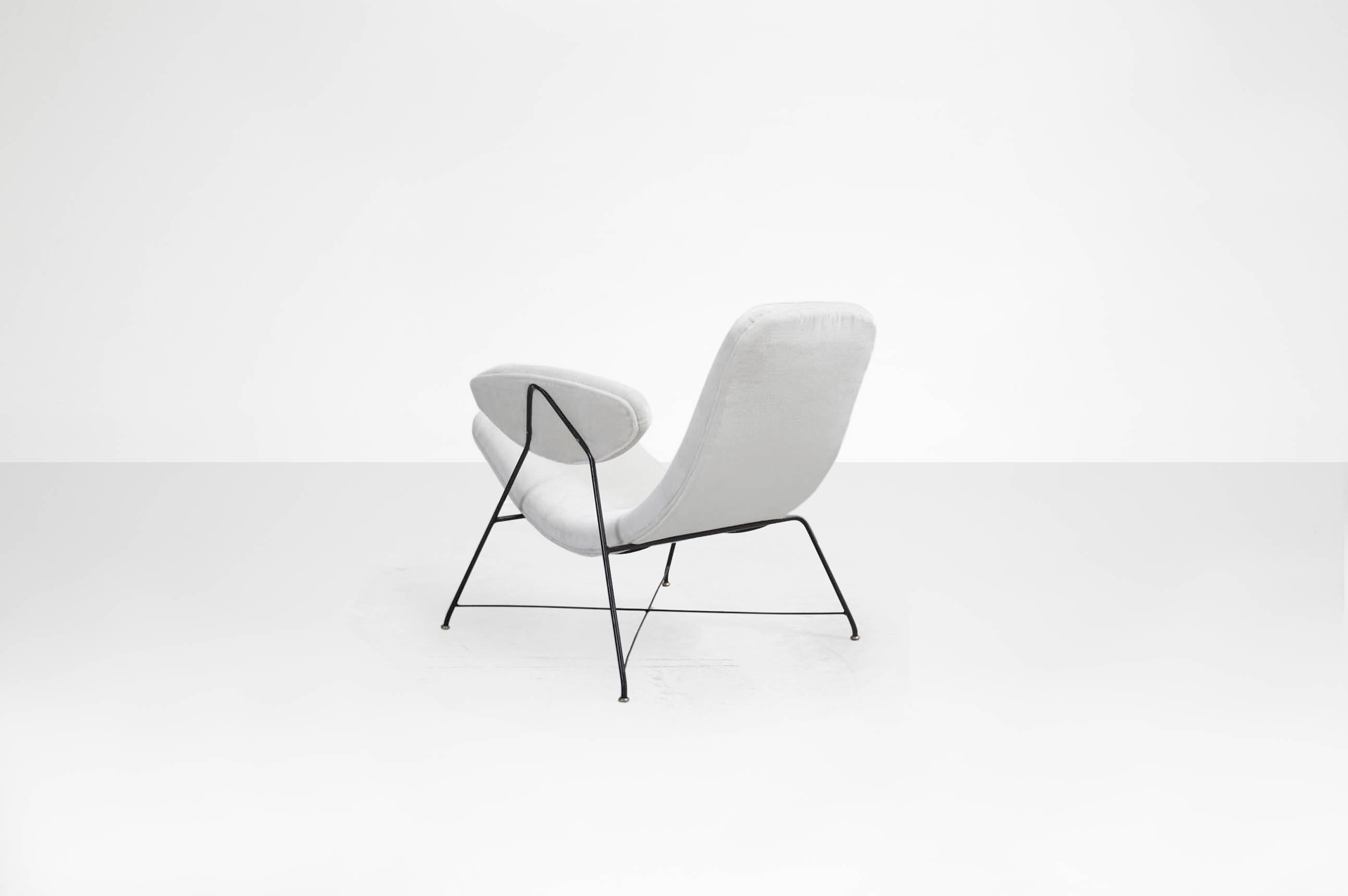 Moderner brasilianischer Sessel „Reversible“ von Martin Eisler & Carlos Hauner, 1955 (Moderne der Mitte des Jahrhunderts) im Angebot