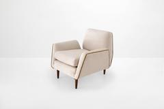 Martin Eisler & Carlos Hauner Pair of Modern Brazilian Armchairs wood and velvet
