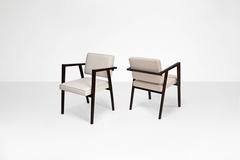 Franco Albini Midcentury Brazilian Dining Chair jacaranda and fabric