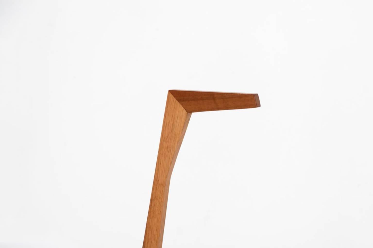 Mid-Century Modern Franco Albini Mid-century Italian Oak round Side Table Model TN6 