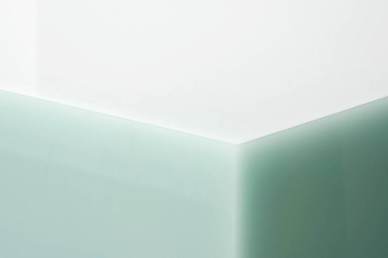 Sabine Marcelis

Freestanding table in Mint
From the series “Candy Cubes”
Manufactured by Sabine Marcelis
Produced for Side Gallery
Rotterdam, The Netherlands 2017
High polished single cast resin.

Measurements:
60 cm x 60 cm x 30h cm.
23,62 in x