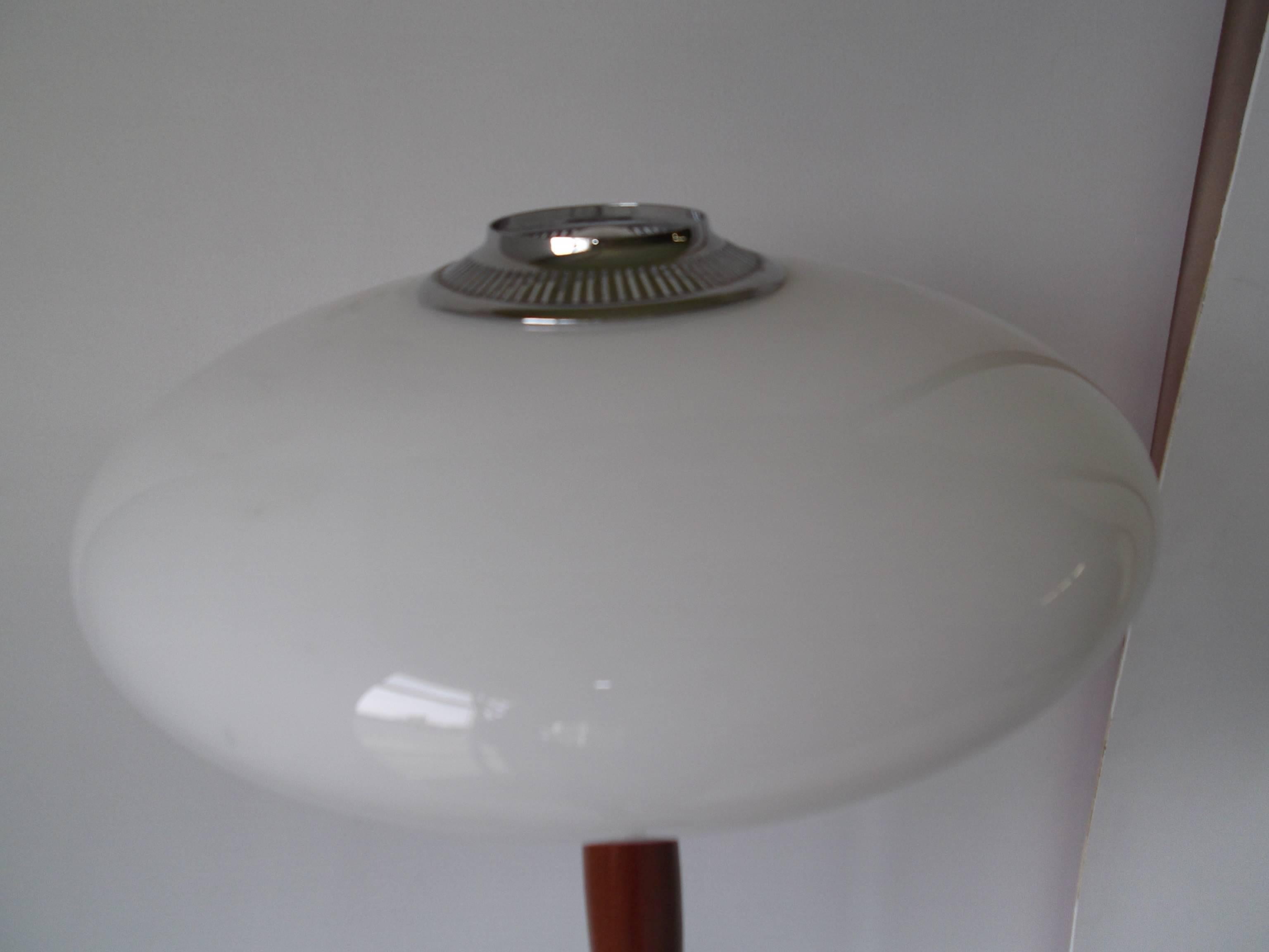 Mid-Century Modern Signed Artemide Iole Mushroom Shade Floor Lamp