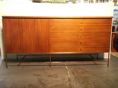 Paul McCobb Calvin Irwin Collection Travertine Top Credenza Sideboard