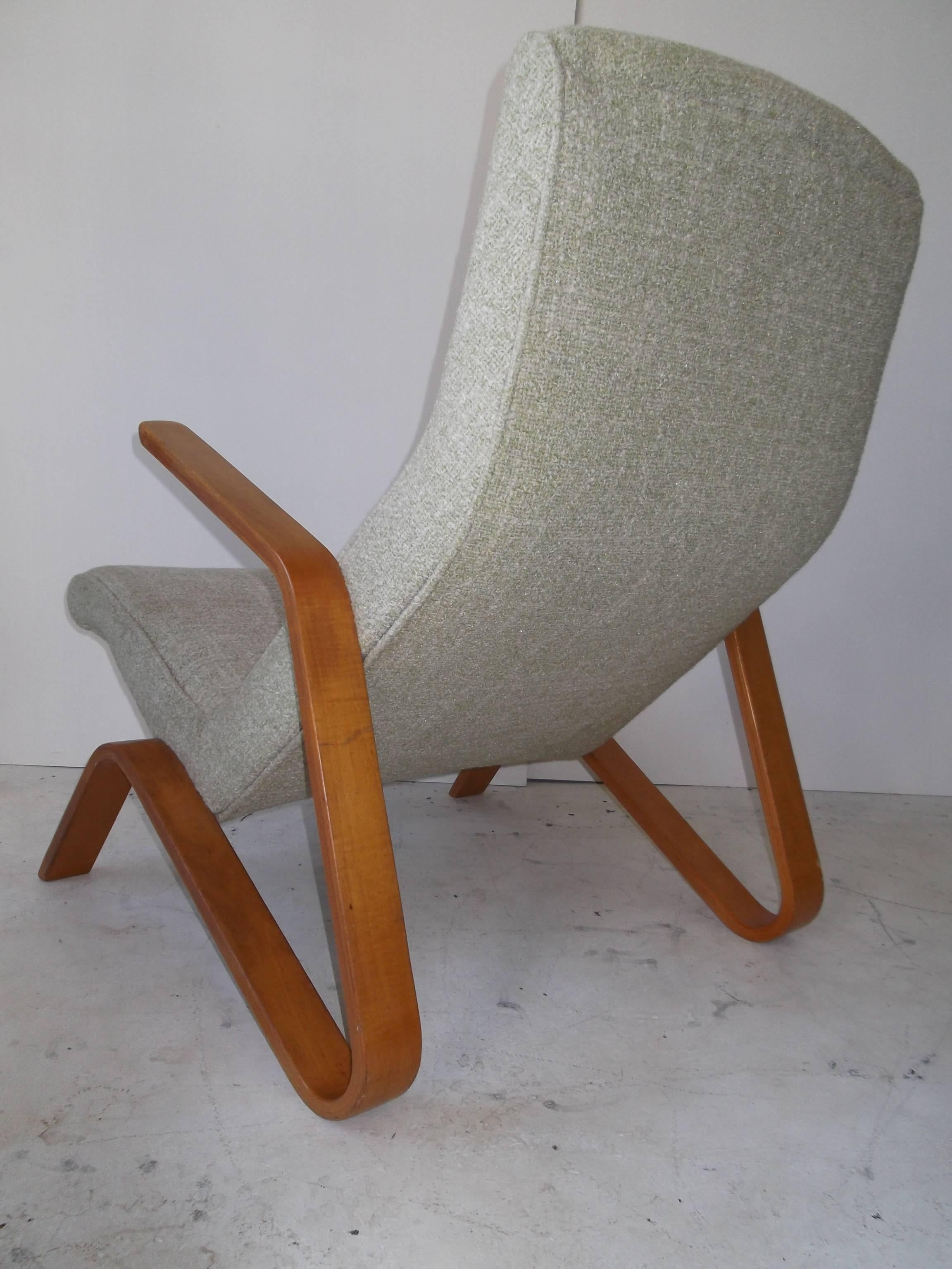 American Original Eero Saarinen 1950 Knoll Bentwood Grasshopper Chair