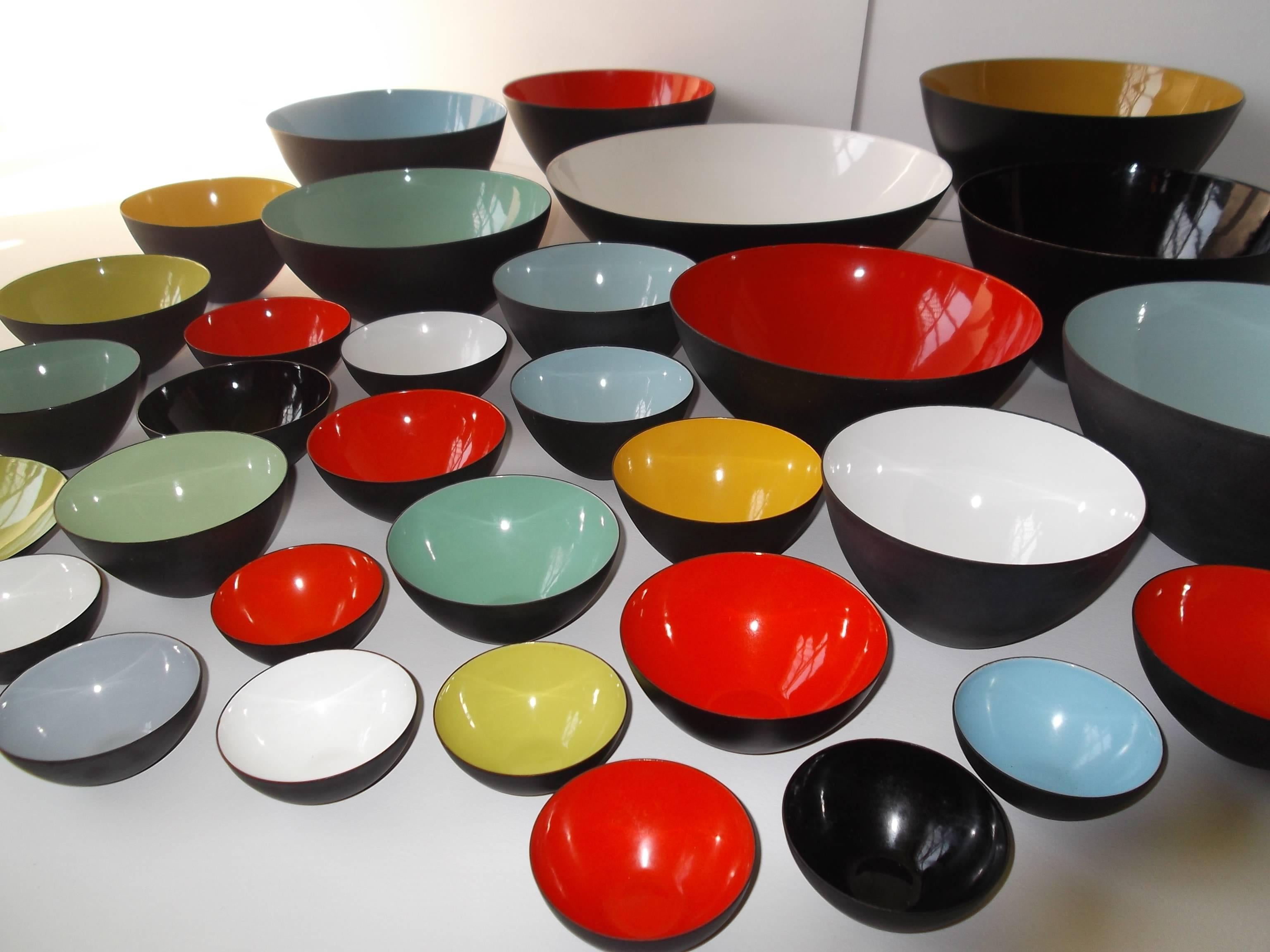 Danish Herbert Krenchel Krenit Bowl Collection For Sale