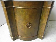 Mastercraft Burl Quatrefoil Drum Table