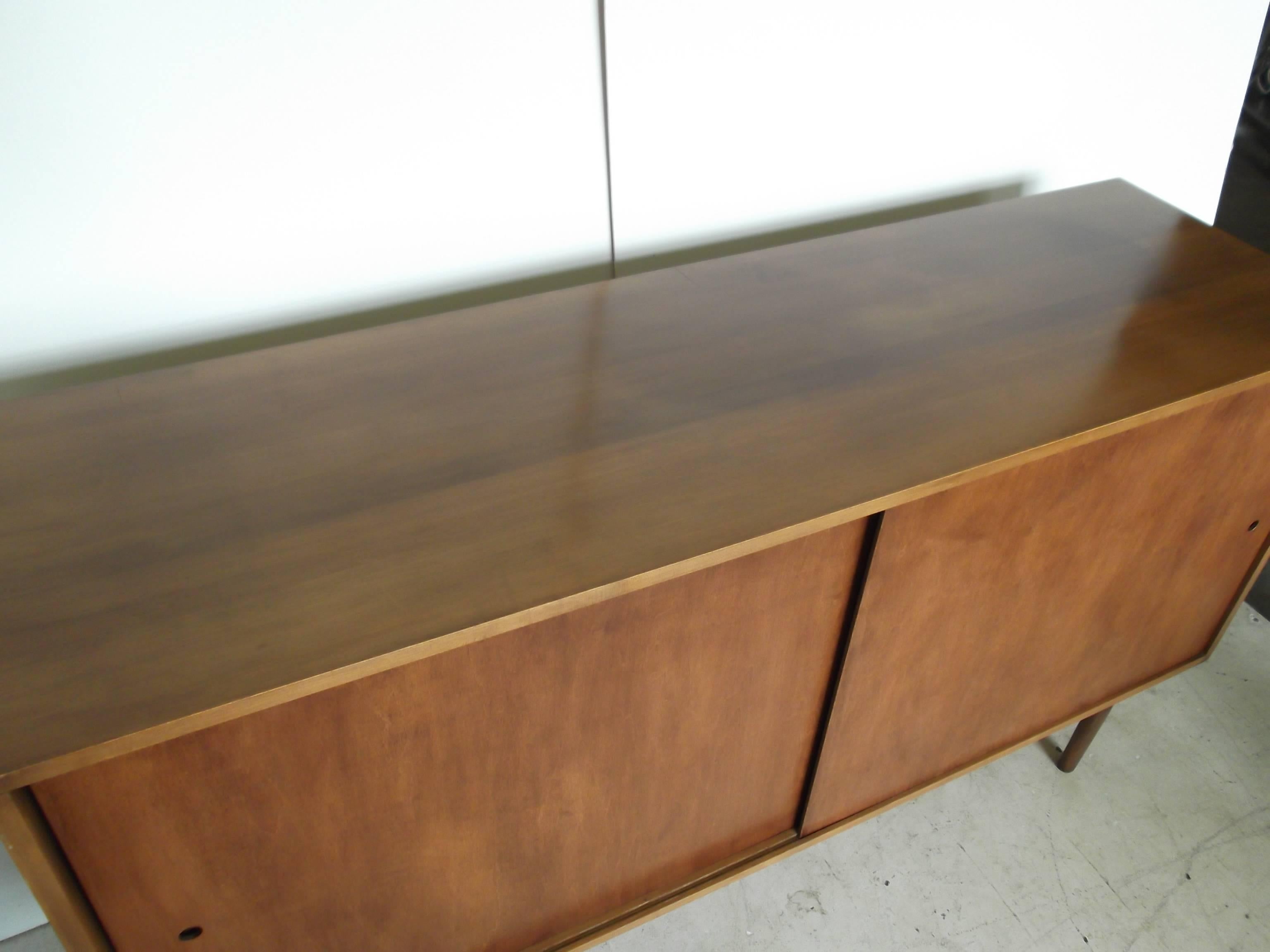 Paul McCobb Planner Group Credenza Sideboard with Walnut Finish 1