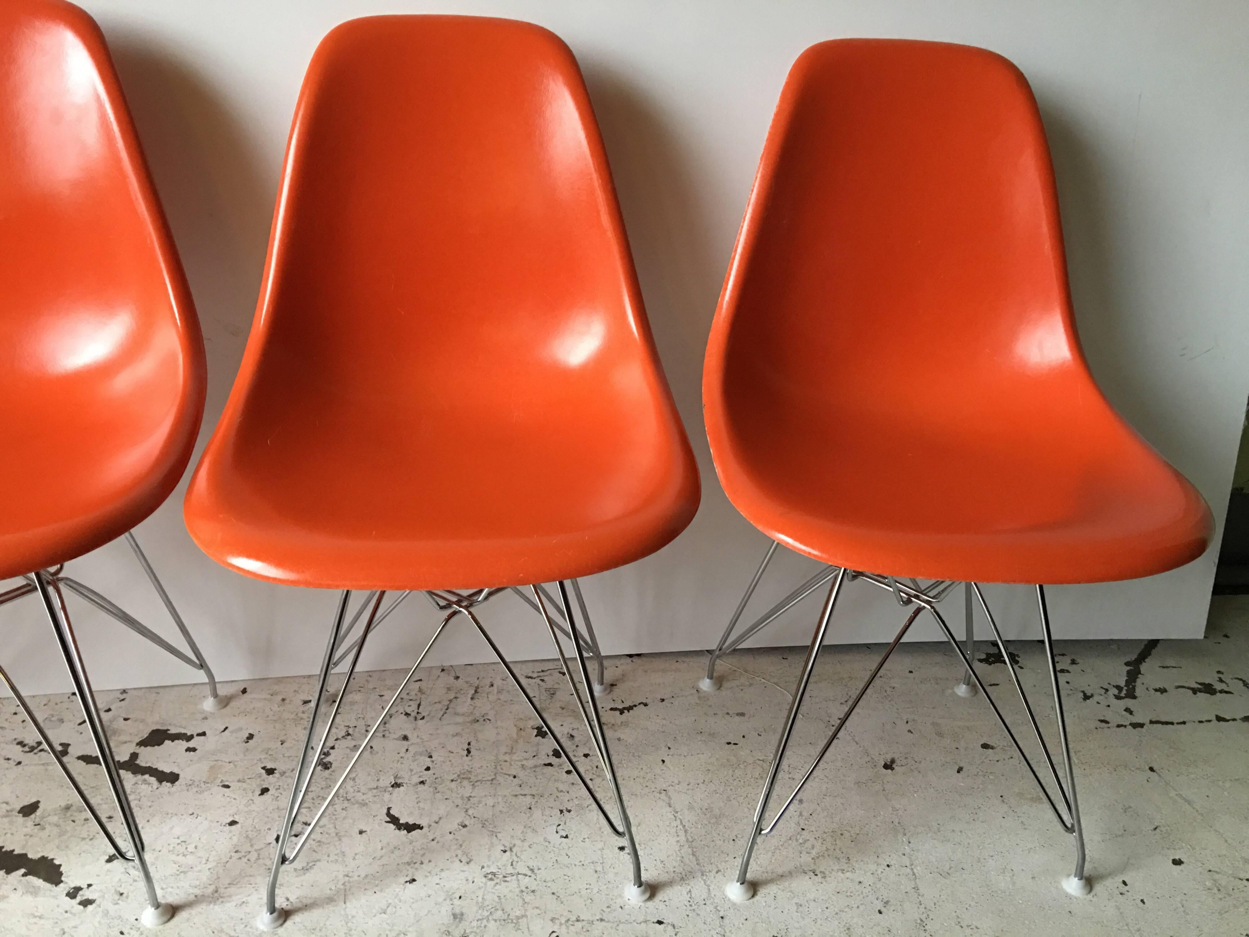 Late 20th Century Herman Miller Charles Eames Chairs For Sale