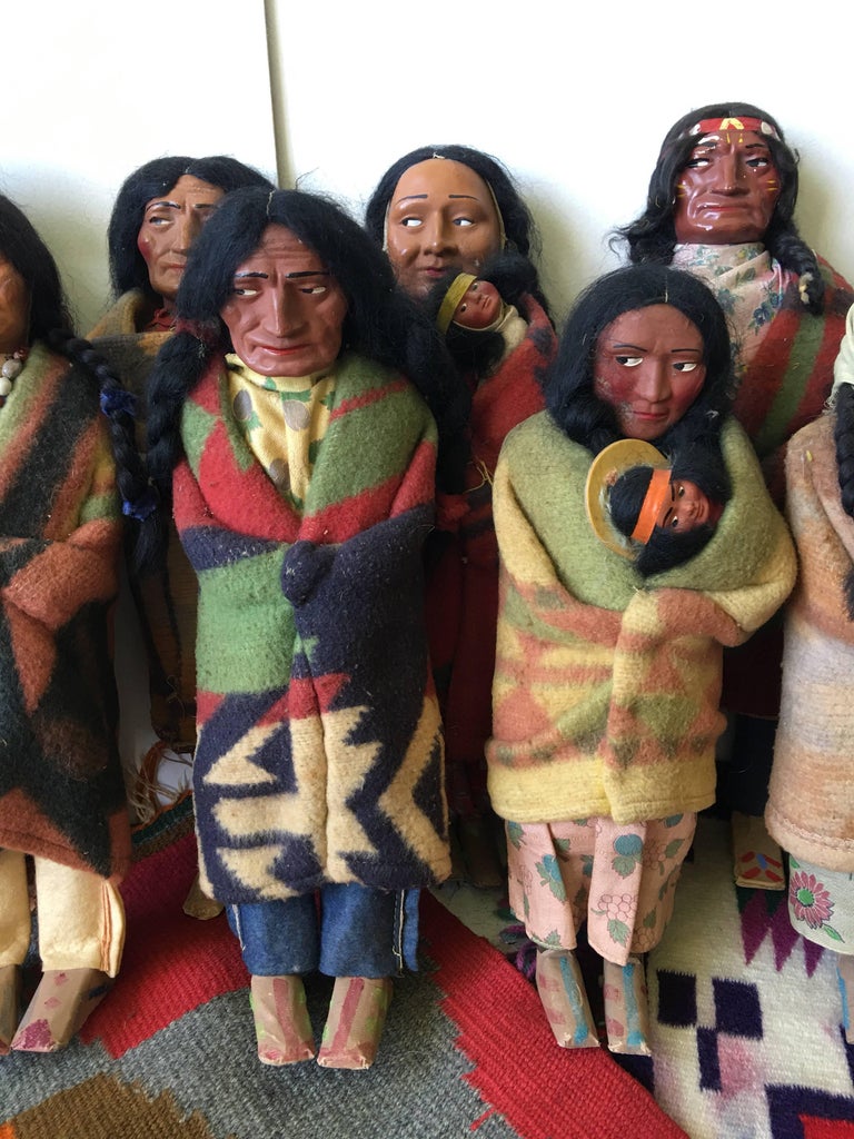 Antique Skookum Indian Doll Collection at 1stDibs