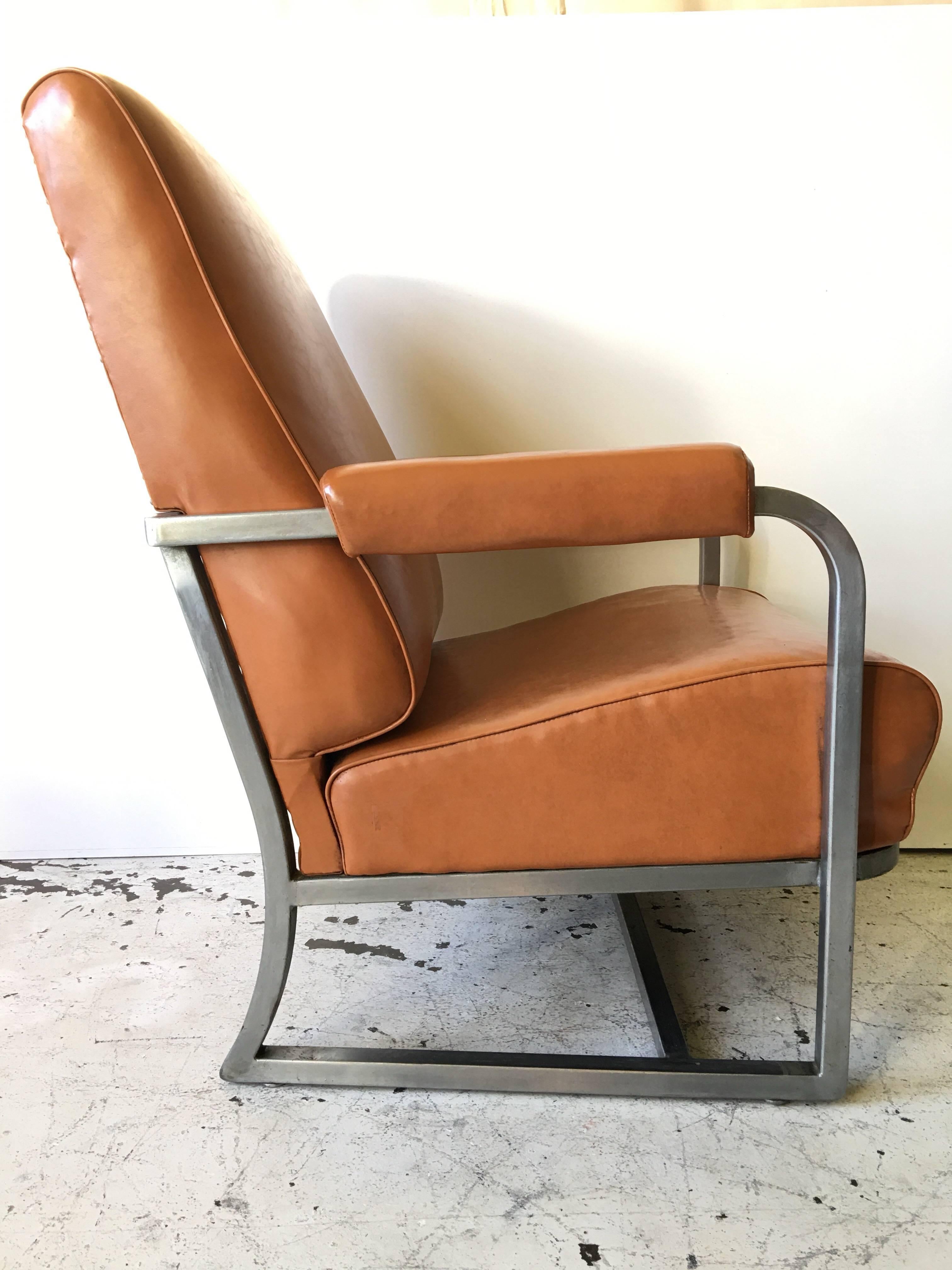 Art Deco Deco Henry Dreyfuss Lounge Chair For Sale