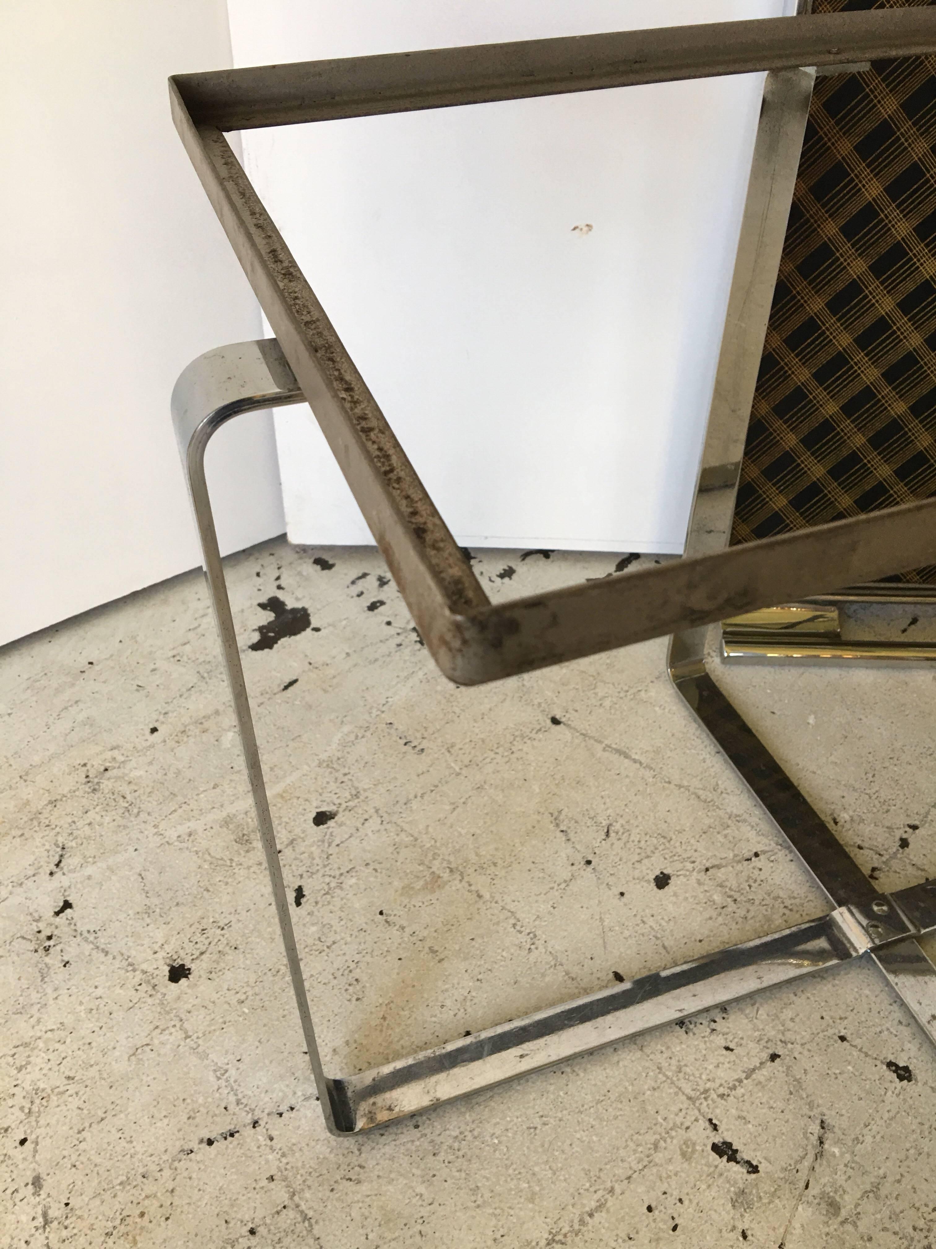 Wolfgang Hoffmann Art Deco Flat Bar Steel Tray Table 2