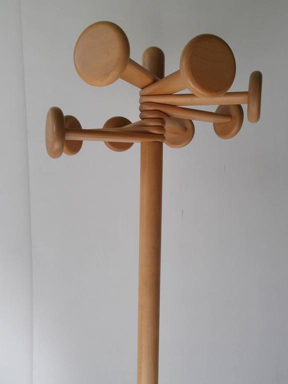 Italian Hank Loewenstein Mod Helix Coat Rack at 1stDibs