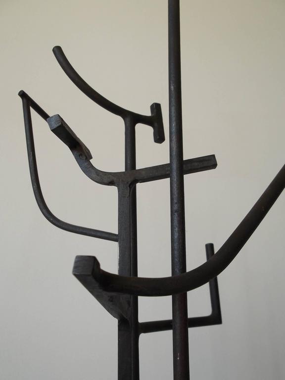1960 "Duality" Iron Abstract Sculpture by Jay McVicker at 1stDibs