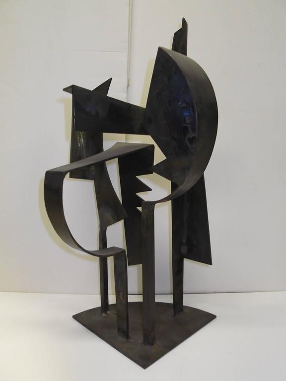 "Quartet" Abstract Iron Sculpture by Jay McVicker For Sale at 1stDibs