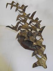 1968 Texas Modernist Sigi Munk Abstract Bird Sculpture