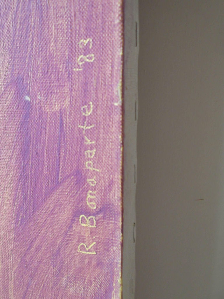 Robert Bonaparte Large Oil on Canvas For Sale at 1stDibs