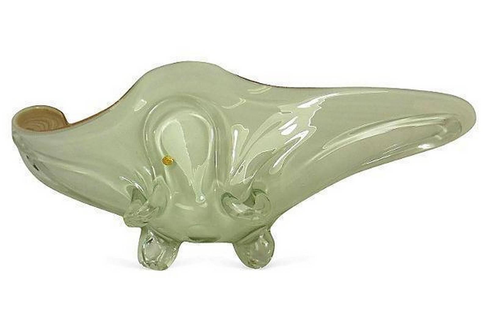 Impressive Sommerso Murano Glass Bowl For Sale 2